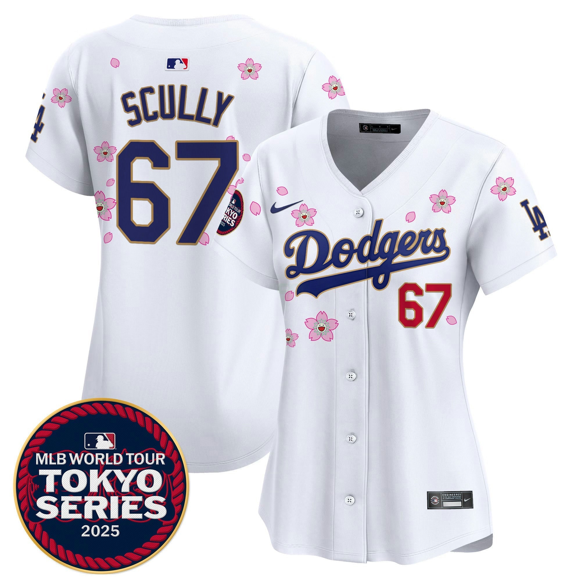 Camisa MLB Women’s Tokyo Series 2025 Dourada Trim Vapor Premier Limited Jersey V2 – Stitched
