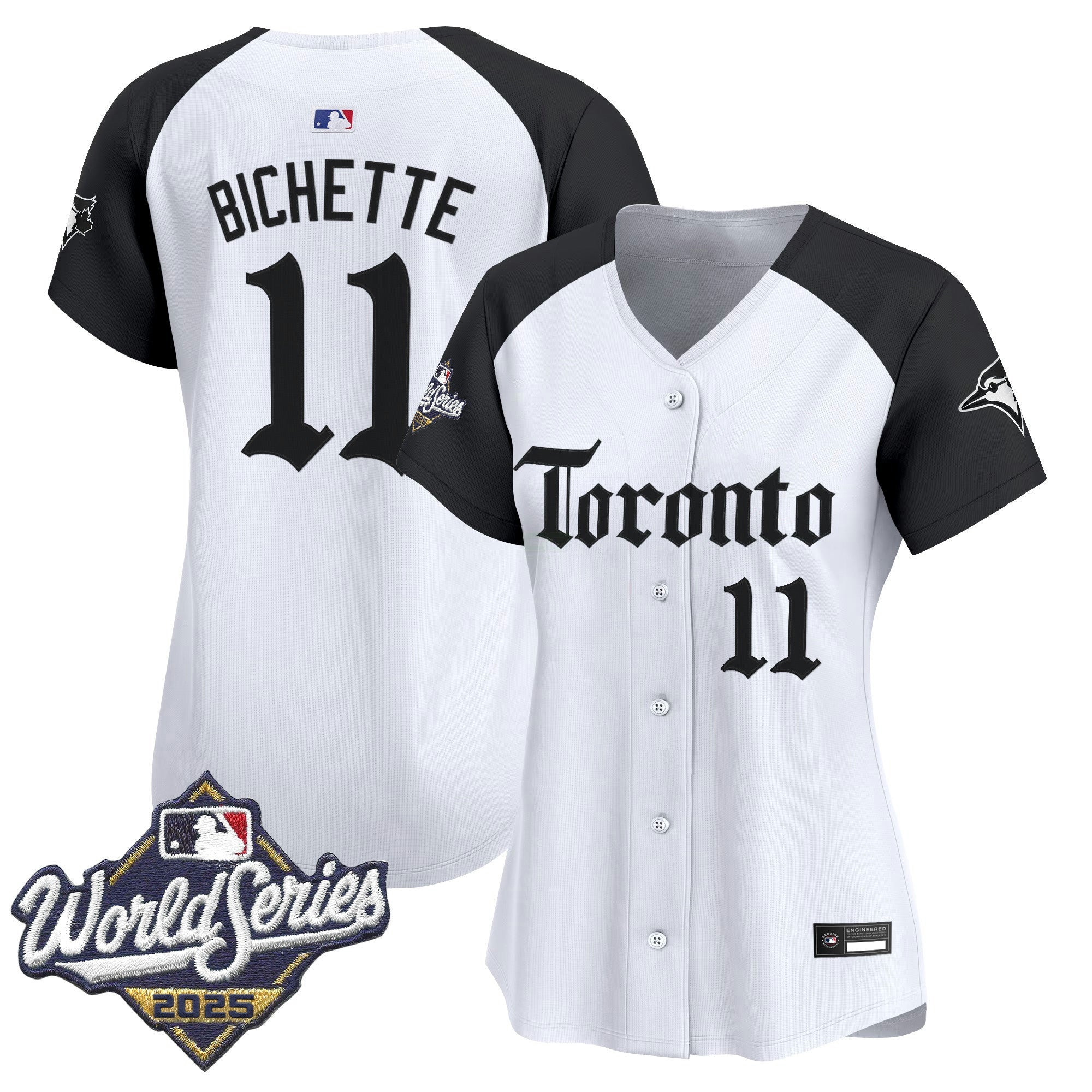 Camisa MLB Women’s Toronto 2025 World Series Vapor Premier Limited Jersey – Gothic North Edition