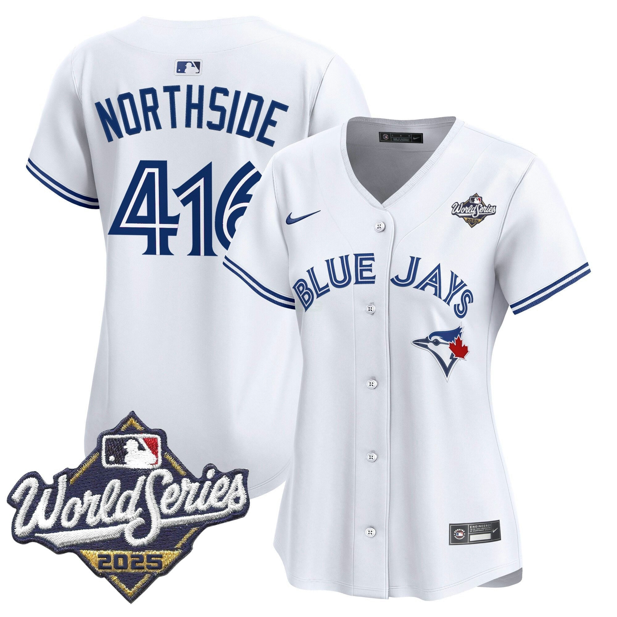 Camisa MLB Women’s Toronto 2025 World Series Vapor Premier Limited Jersey V2