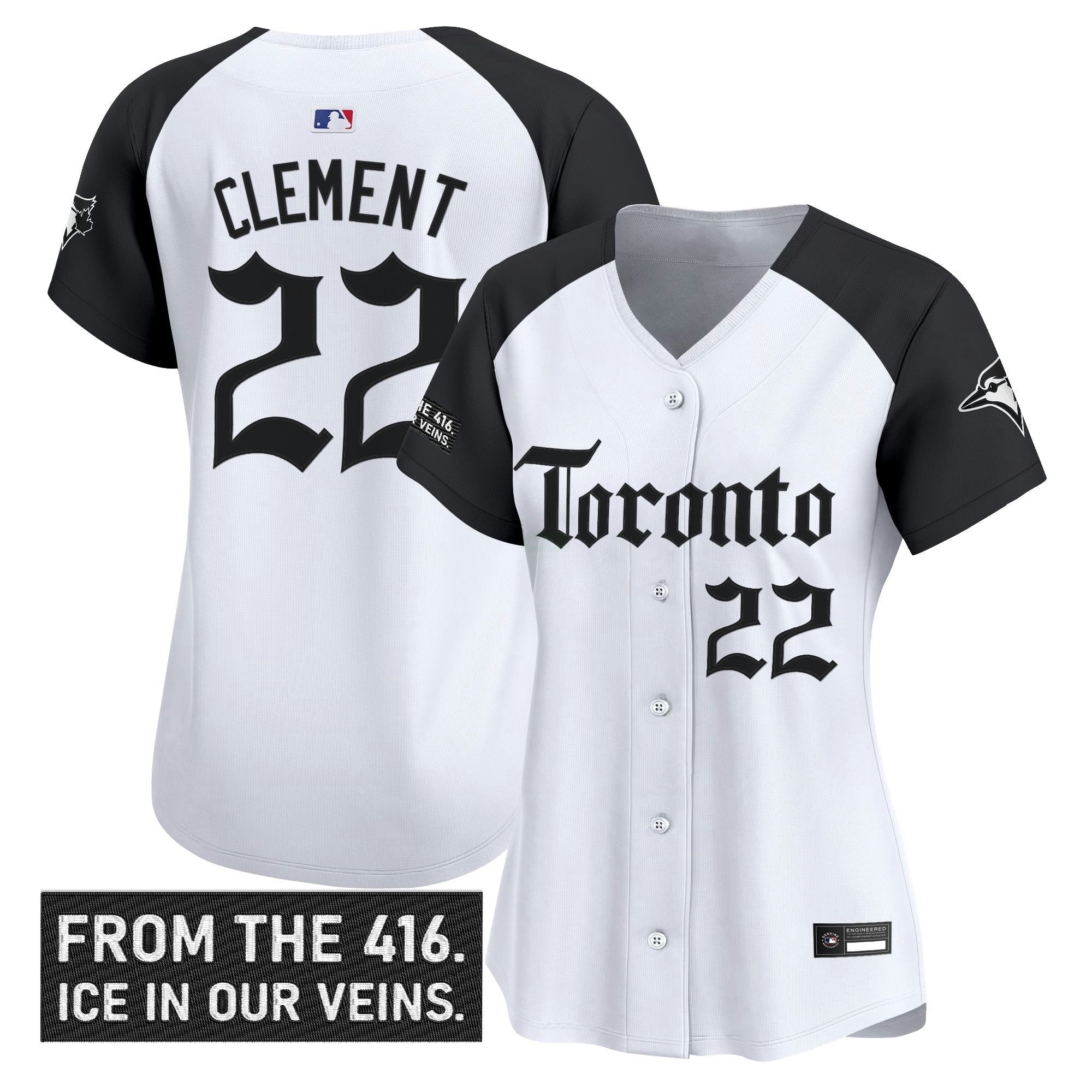 Camisa MLB Women’s Toronto ‘Gothic North Edition’ Vapor Premier Limited Jersey