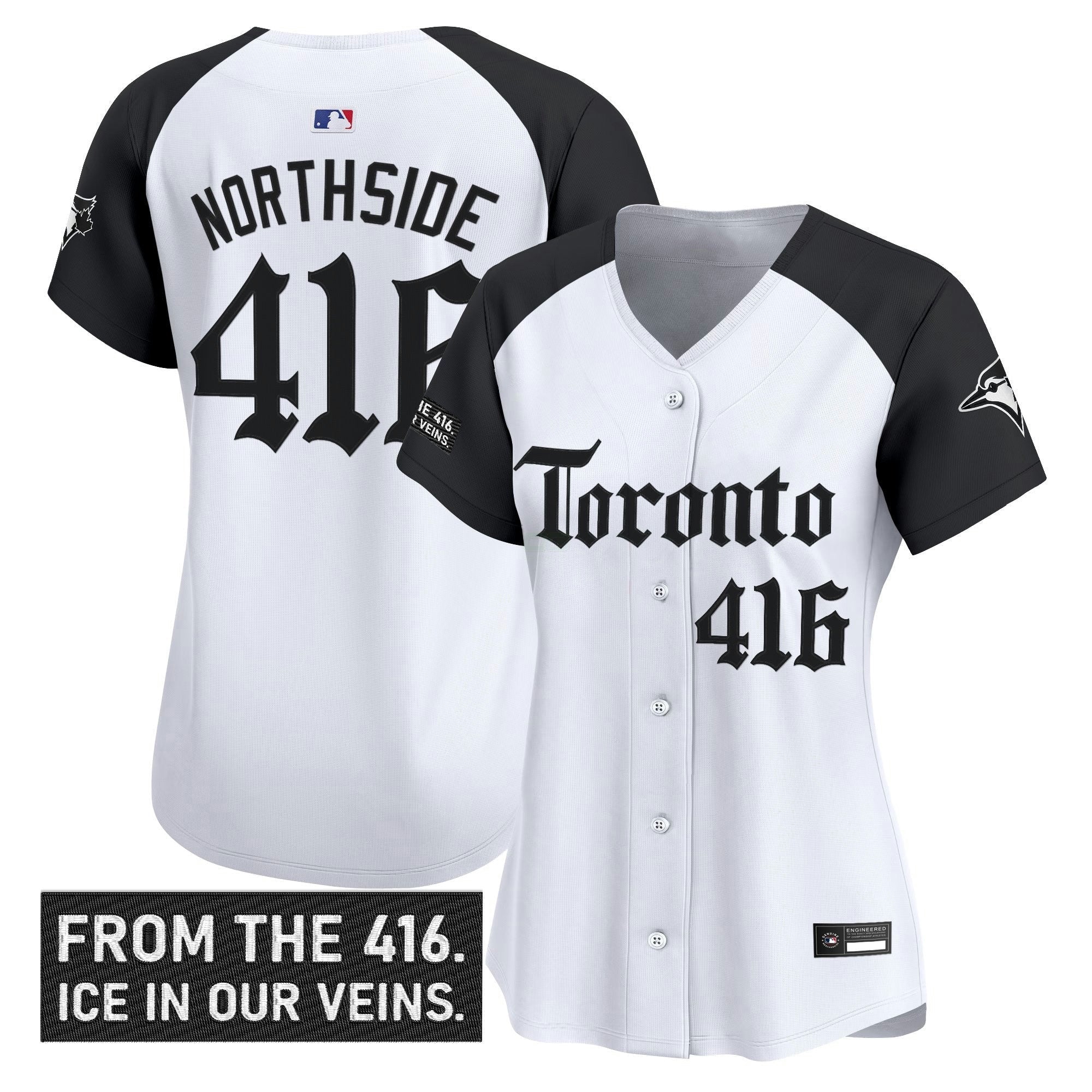 Camisa MLB Women’s Toronto ‘Gothic North Edition’ Vapor Premier Limited Jersey