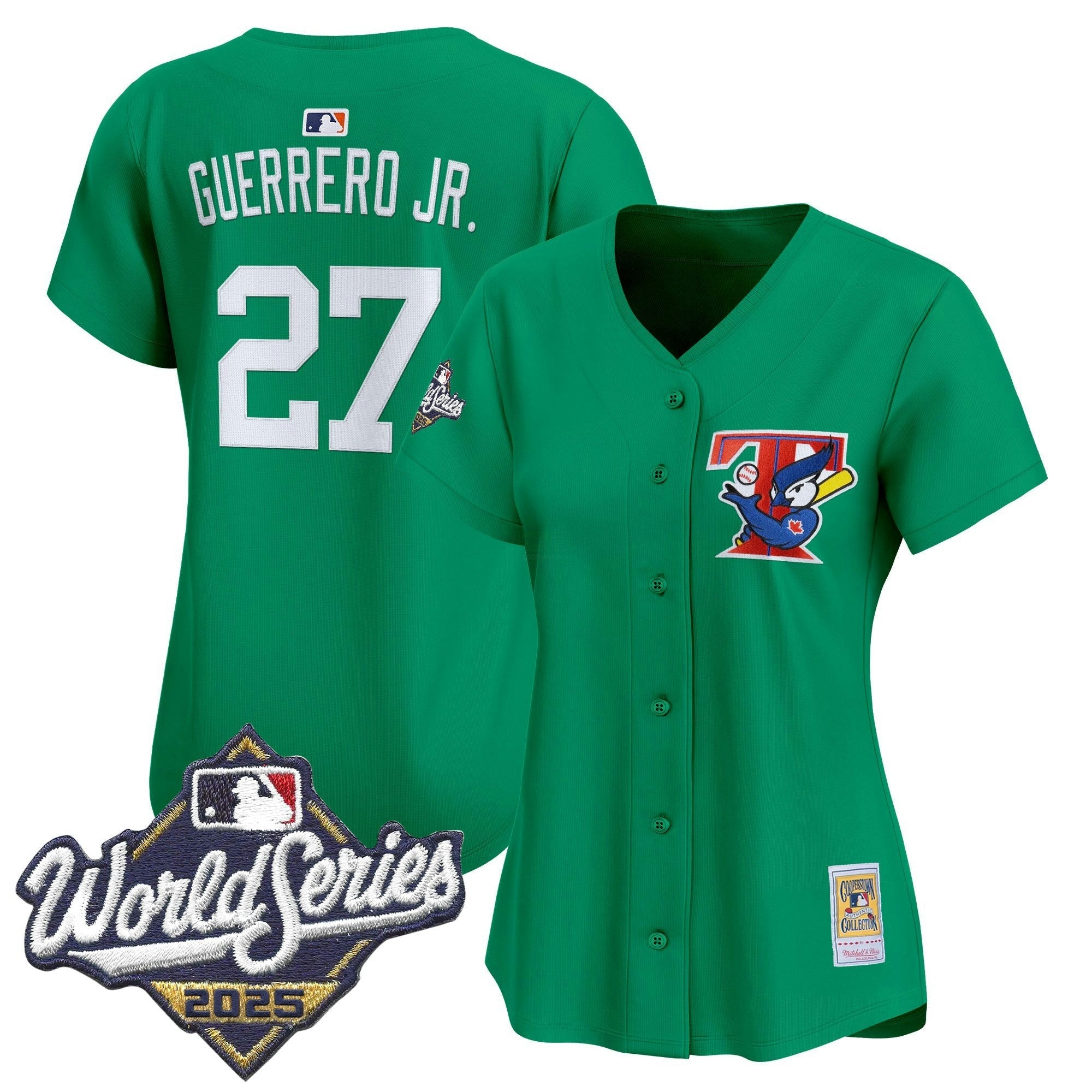 Camisa MLB Women’s Toronto Throwback Vapor Premier Limited Jersey – 2025 World Series Patch