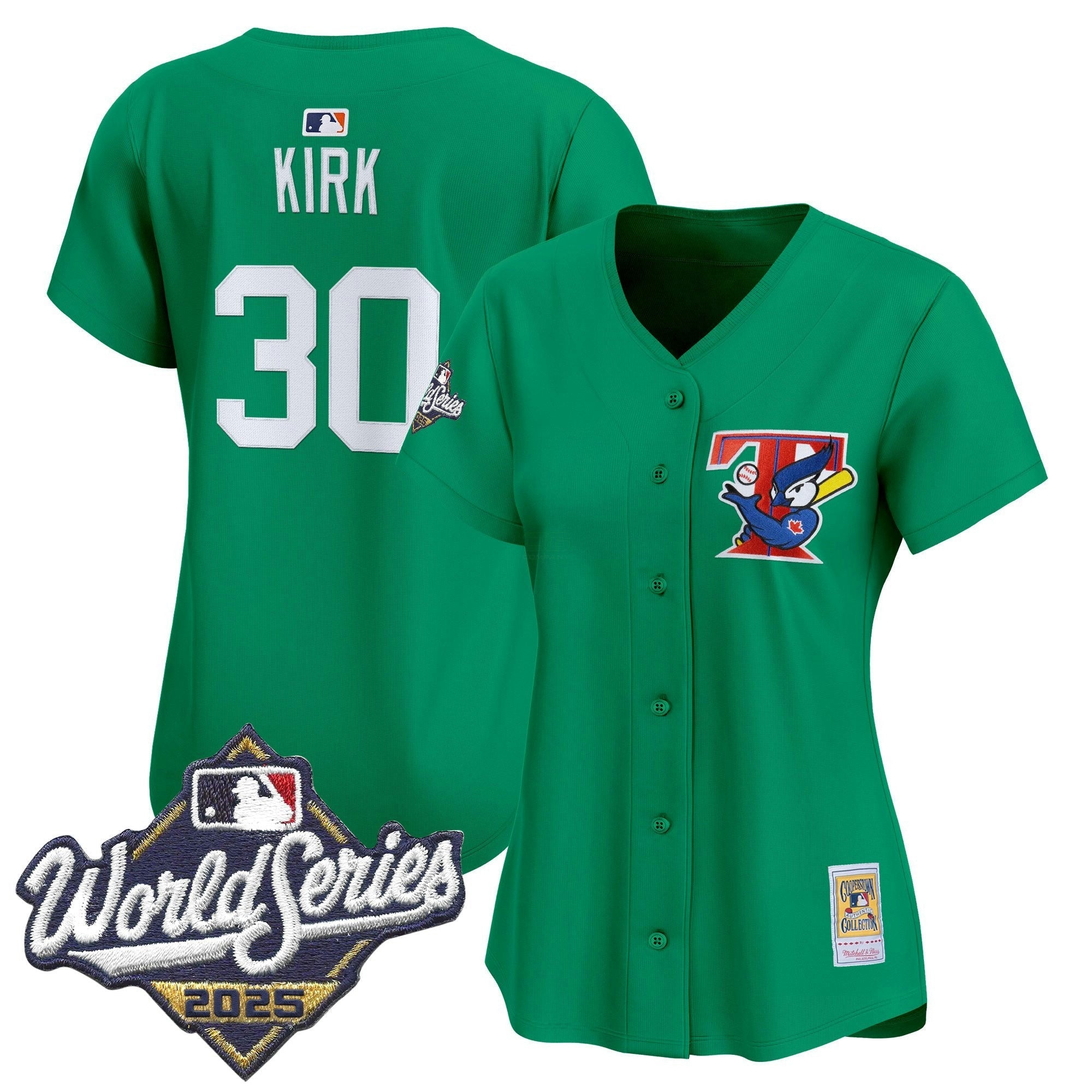 Camisa MLB Women’s Toronto Throwback Vapor Premier Limited Jersey – 2025 World Series Patch