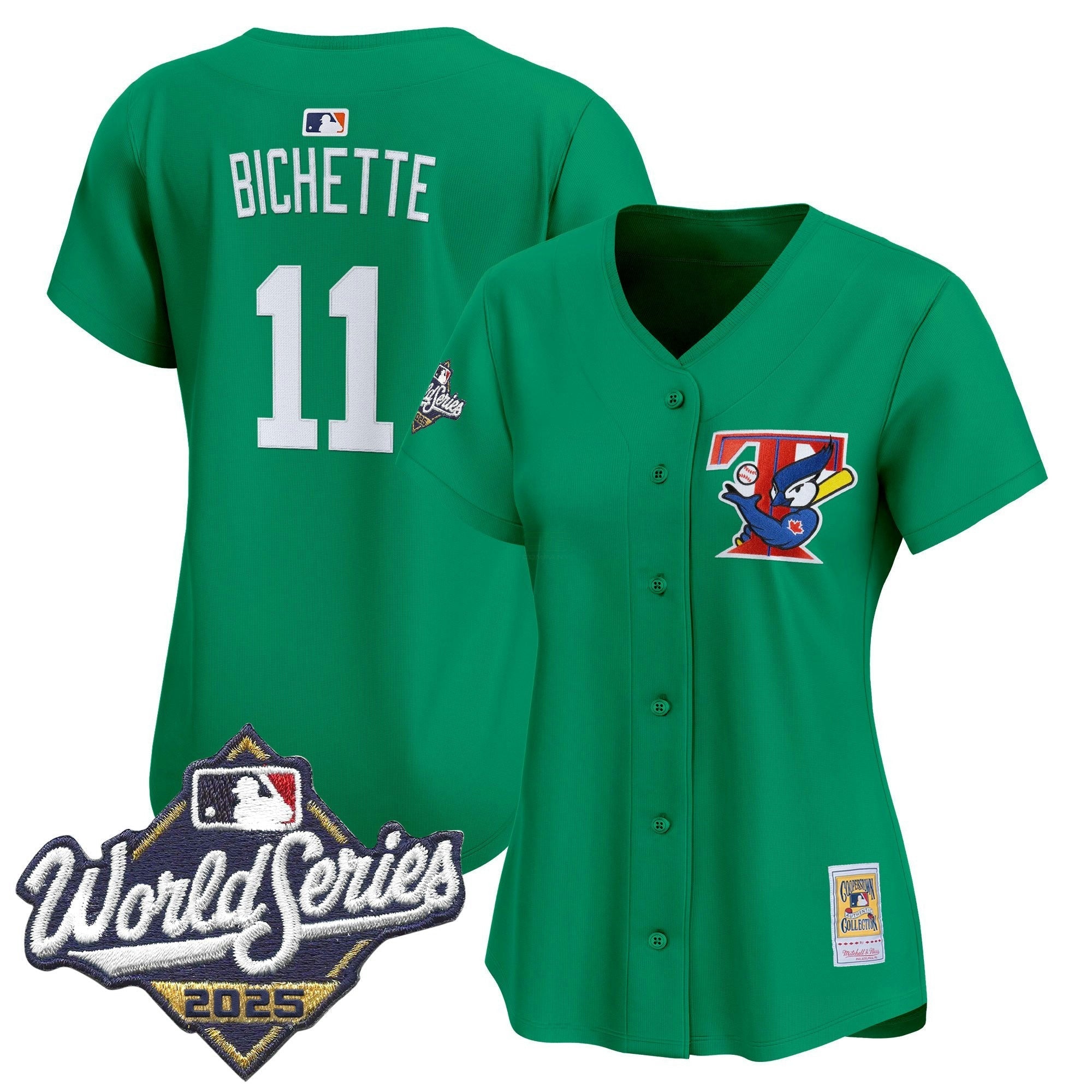 Camisa MLB Women’s Toronto Throwback Vapor Premier Limited Jersey – 2025 World Series Patch