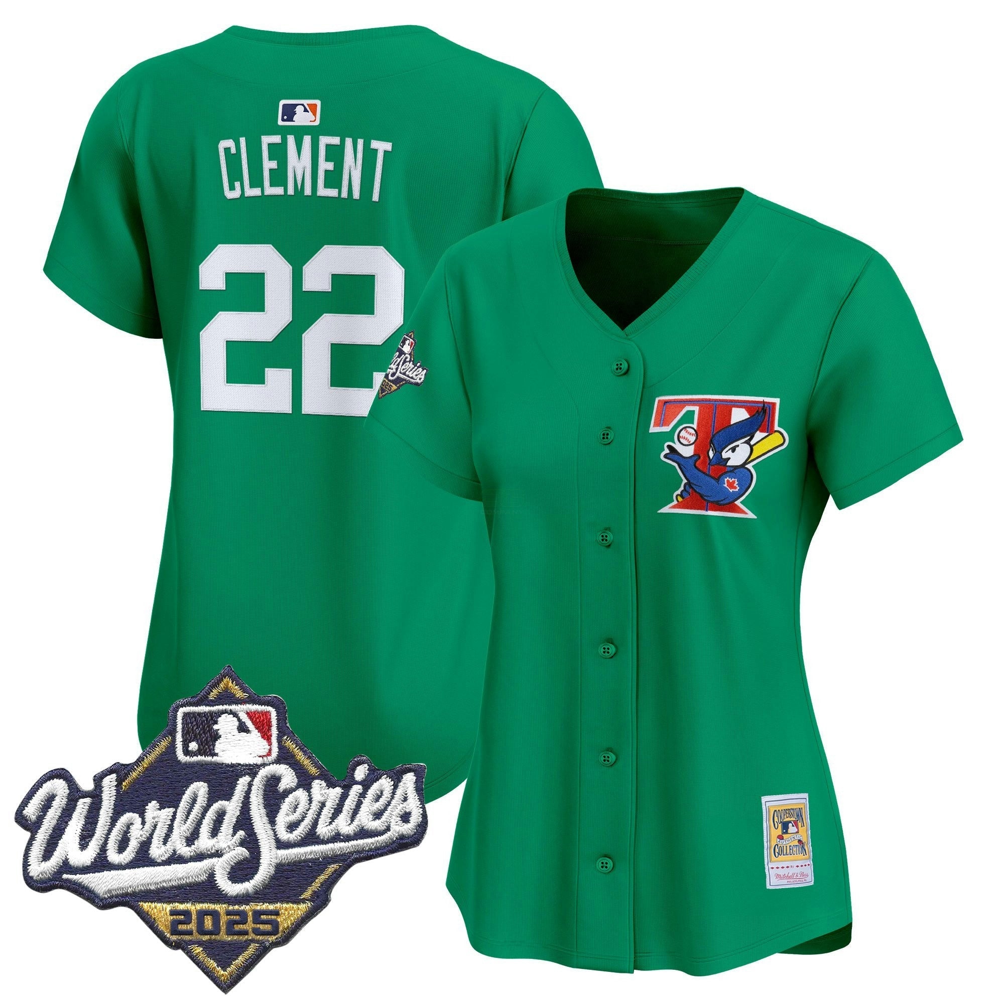 Camisa MLB Women’s Toronto Throwback Vapor Premier Limited Jersey – 2025 World Series Patch