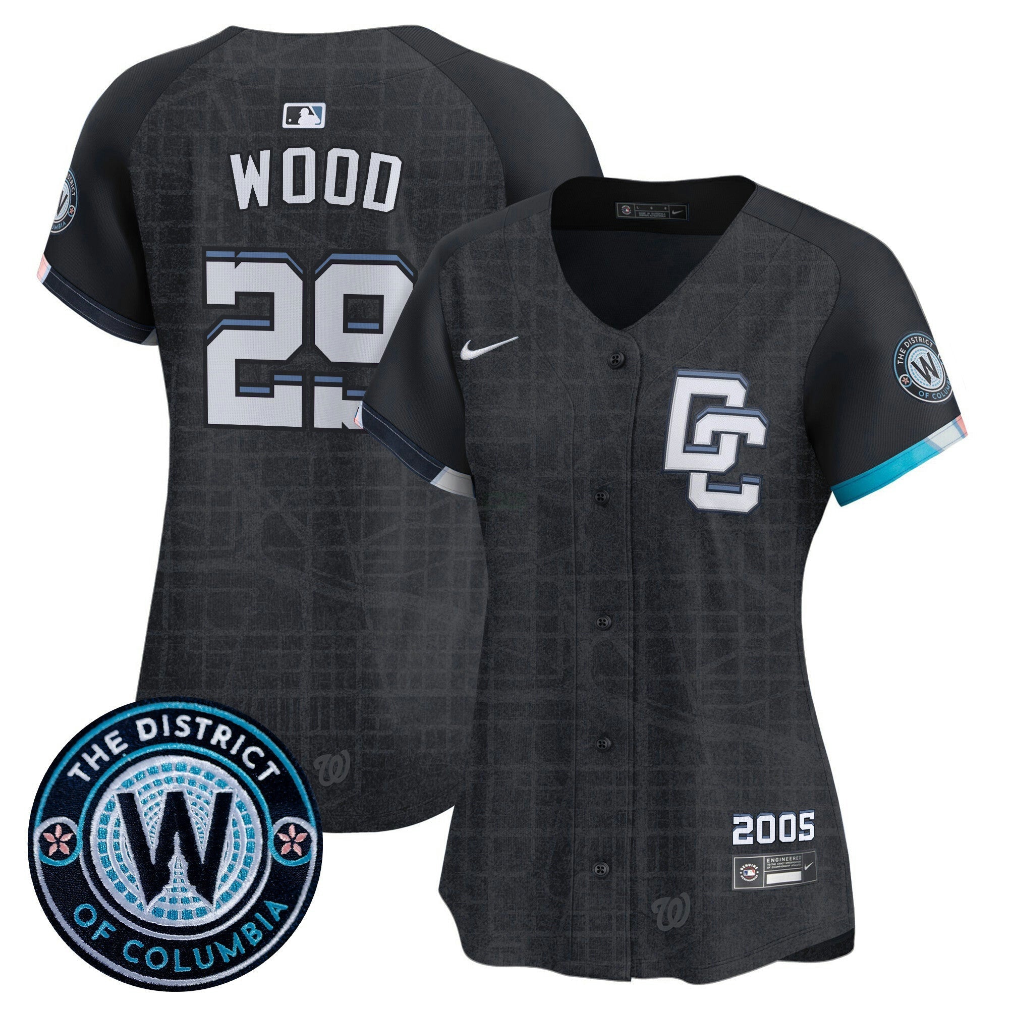 Camisa MLB Women’s Washington 2025 City Connect Vapor Premier Limited Jersey – Stitched