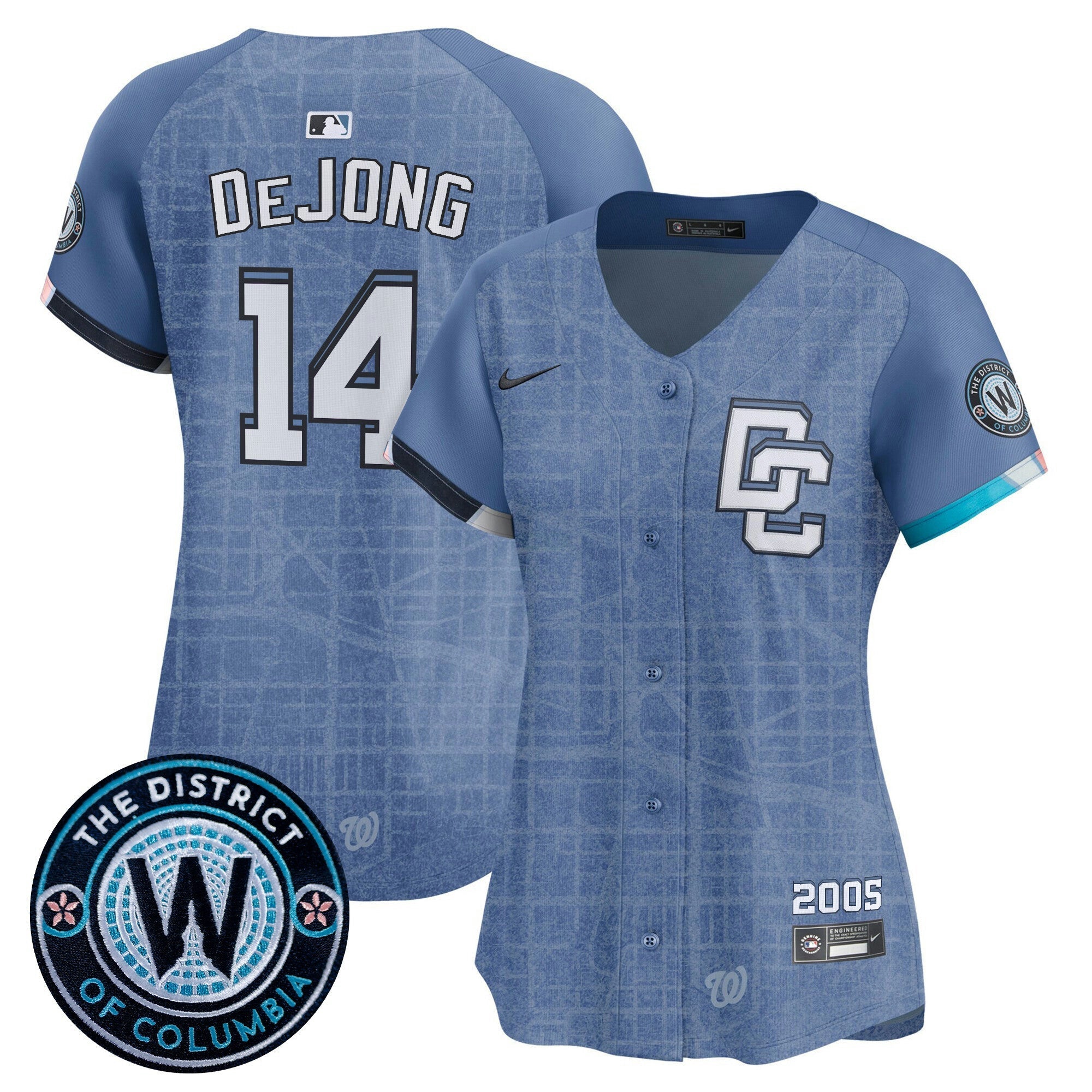 Camisa MLB Women’s Washington 2025 City Connect Vapor Premier Limited Jersey – Stitched