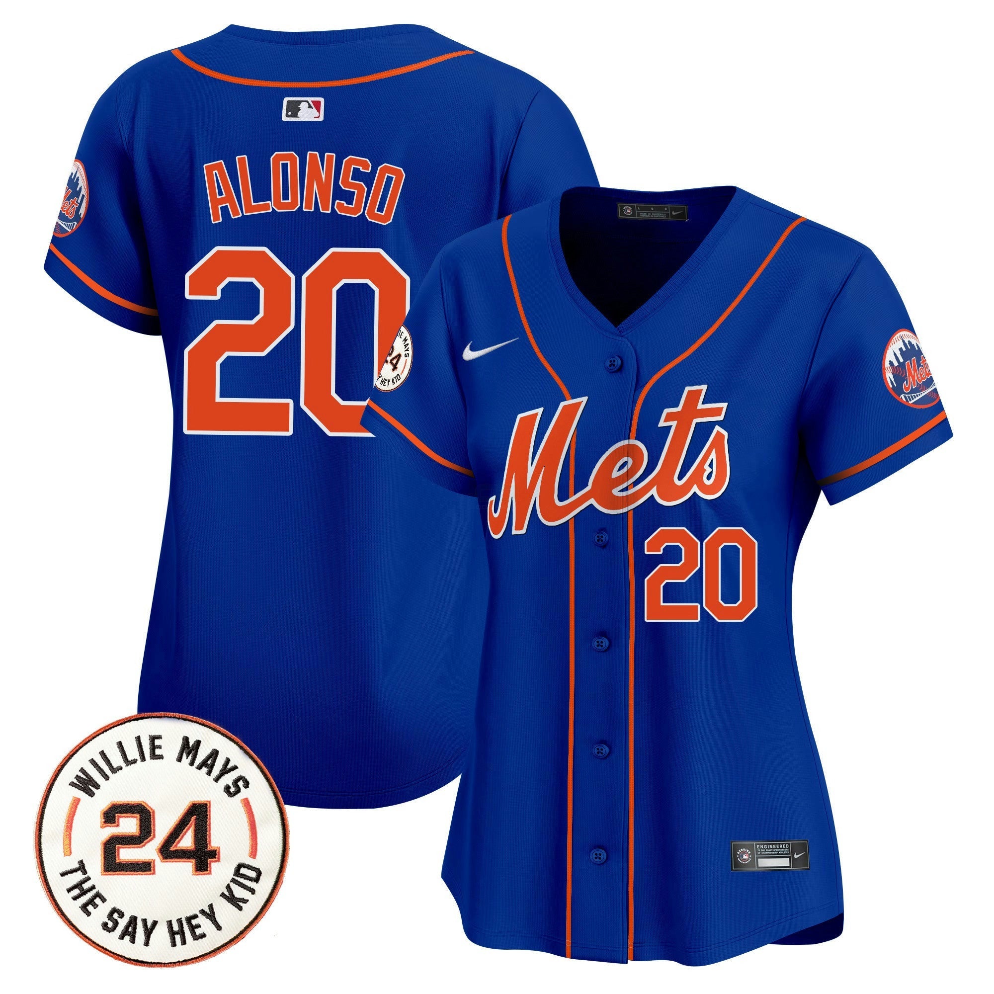 Camisa MLB Women’s Willie Mays Patch Vapor Premier Limited Jersey