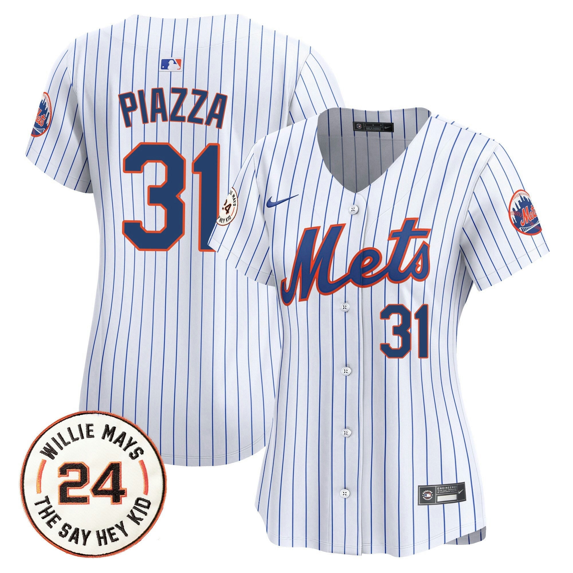 Camisa MLB Women’s Willie Mays Patch Vapor Premier Limited Jersey