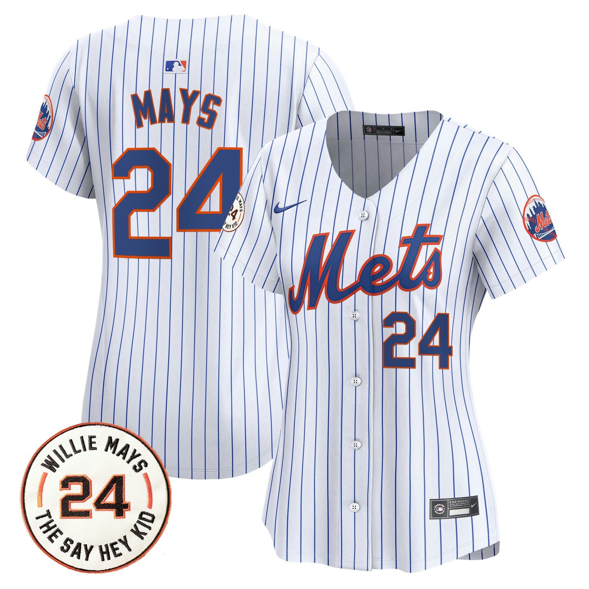 Camisa MLB Women’s Willie Mays Patch Vapor Premier Limited Jersey