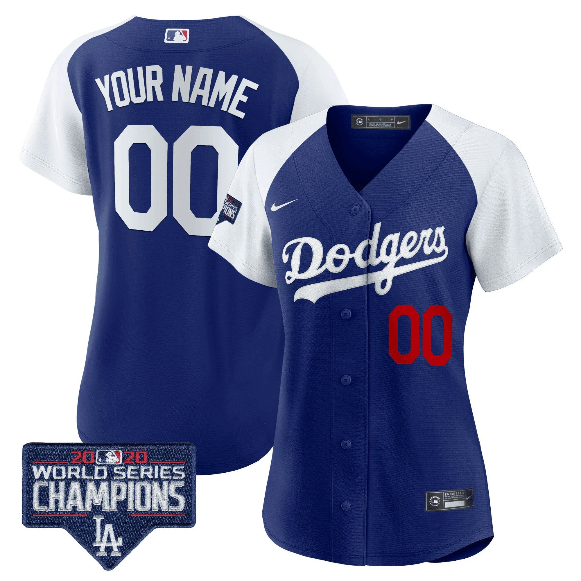 Camisa MLB World Series Champions Patch Flex Base Jersey