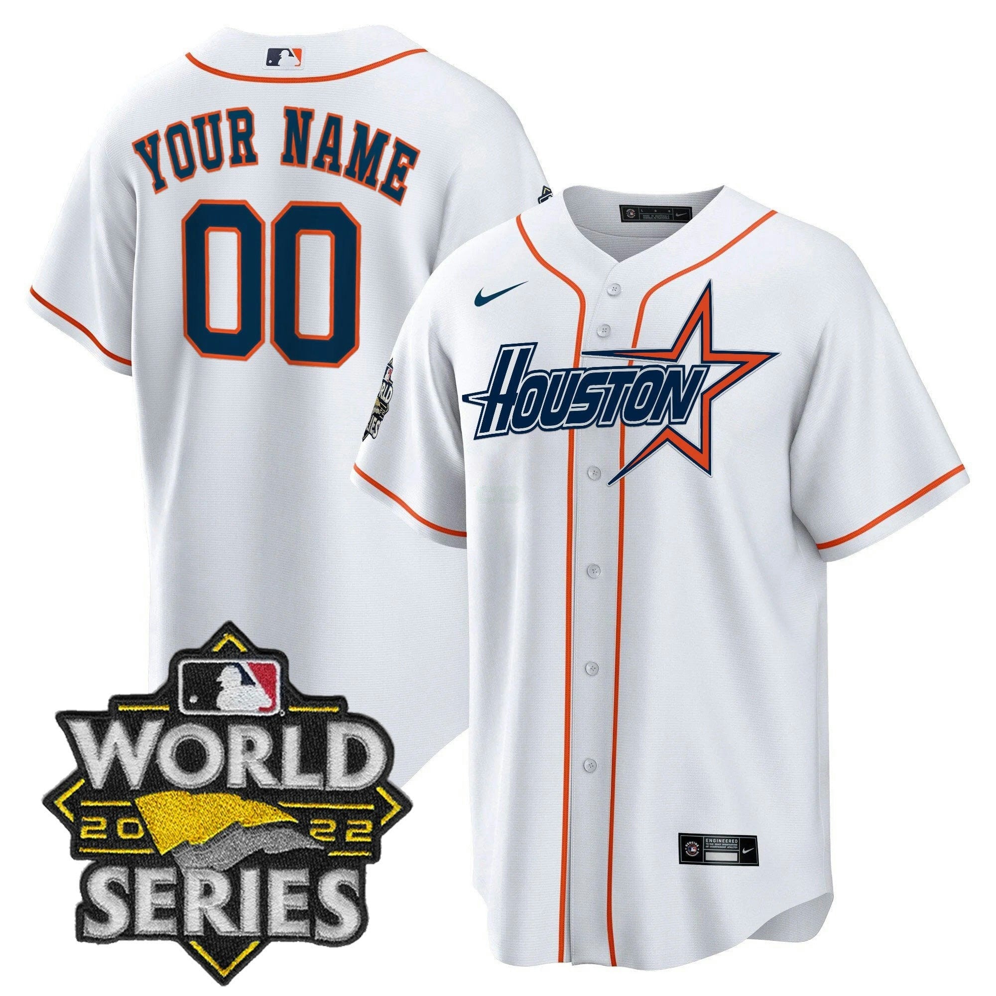 Camisa MLB World Series Preta Dourada Special Jersey