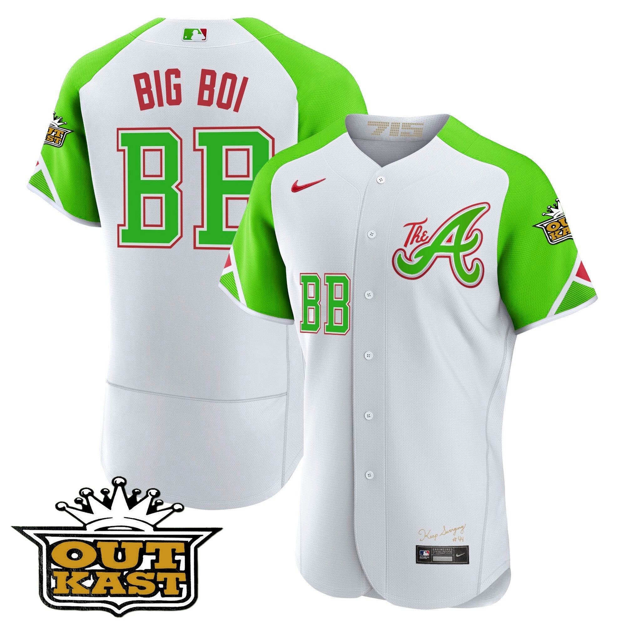 Camisa MLB Youth’s Atlanta Atliens City Connect Flex Base Jersey