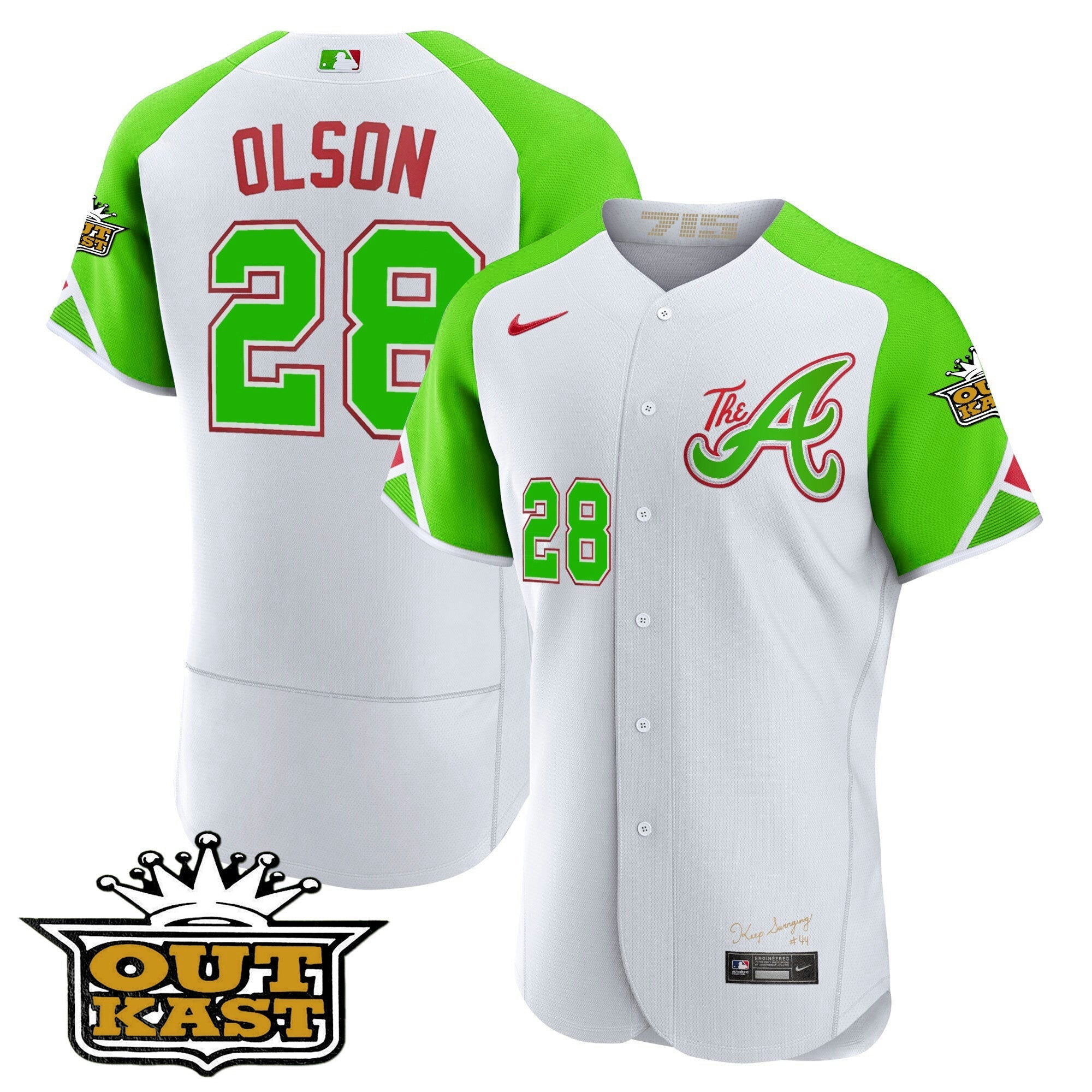 Camisa MLB Youth’s Atlanta Atliens City Connect Flex Base Jersey