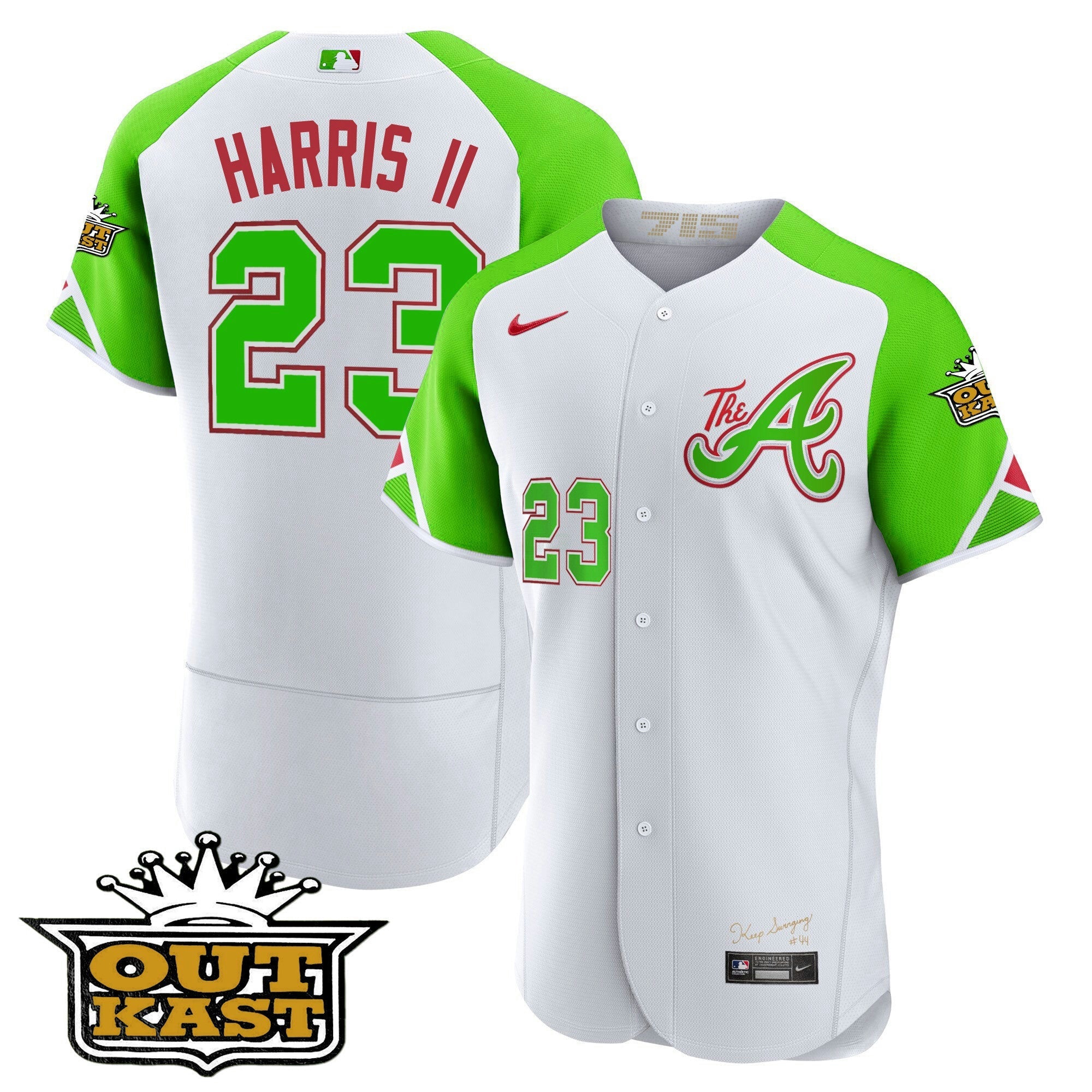 Camisa MLB Youth’s Atlanta Atliens City Connect Flex Base Jersey