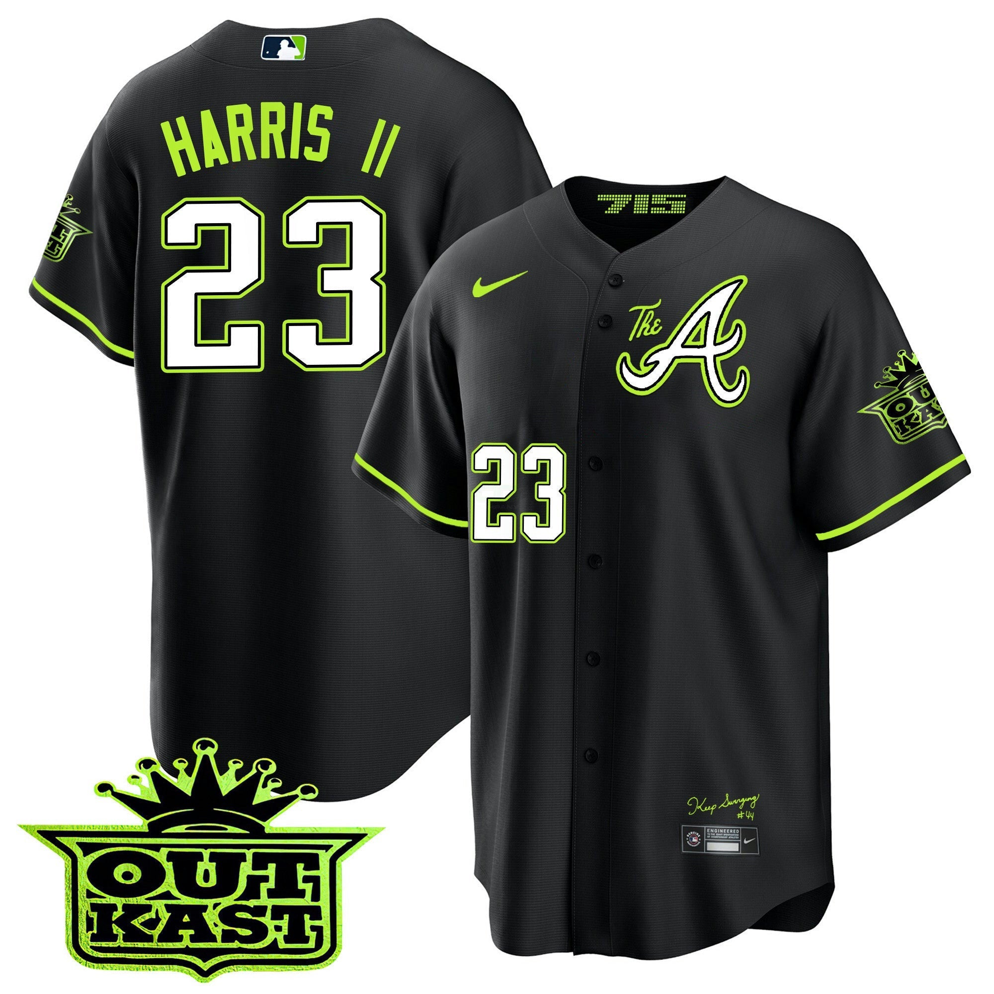 Camisa MLB Youth’s Atlanta Atliens The A Cool Base Jersey