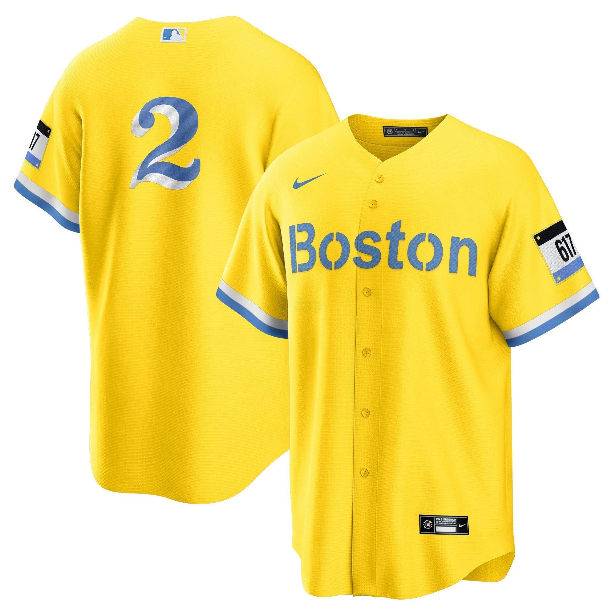 Camisa MLB Youth’s Boston Yellow Jersey