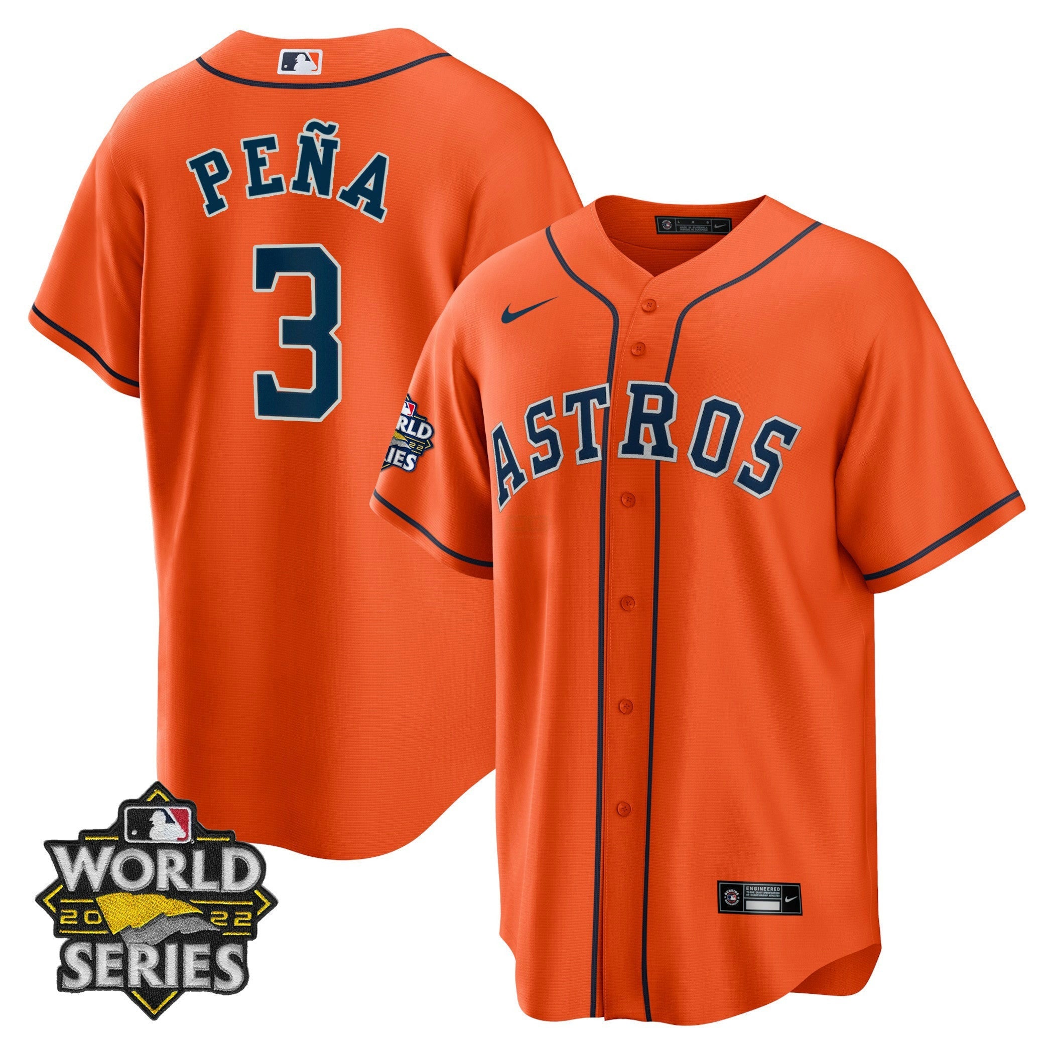 Camisa MLB Youth’s Houston Alternativa 2022 World Series Player Jersey