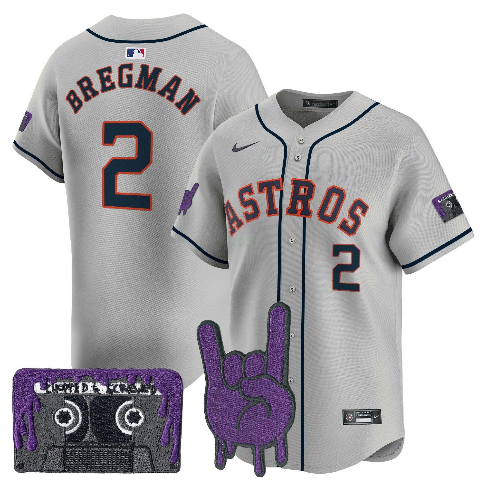Camisa MLB Youth’s Houston DJ Screw Patch Vapor Premier Limited Jersey