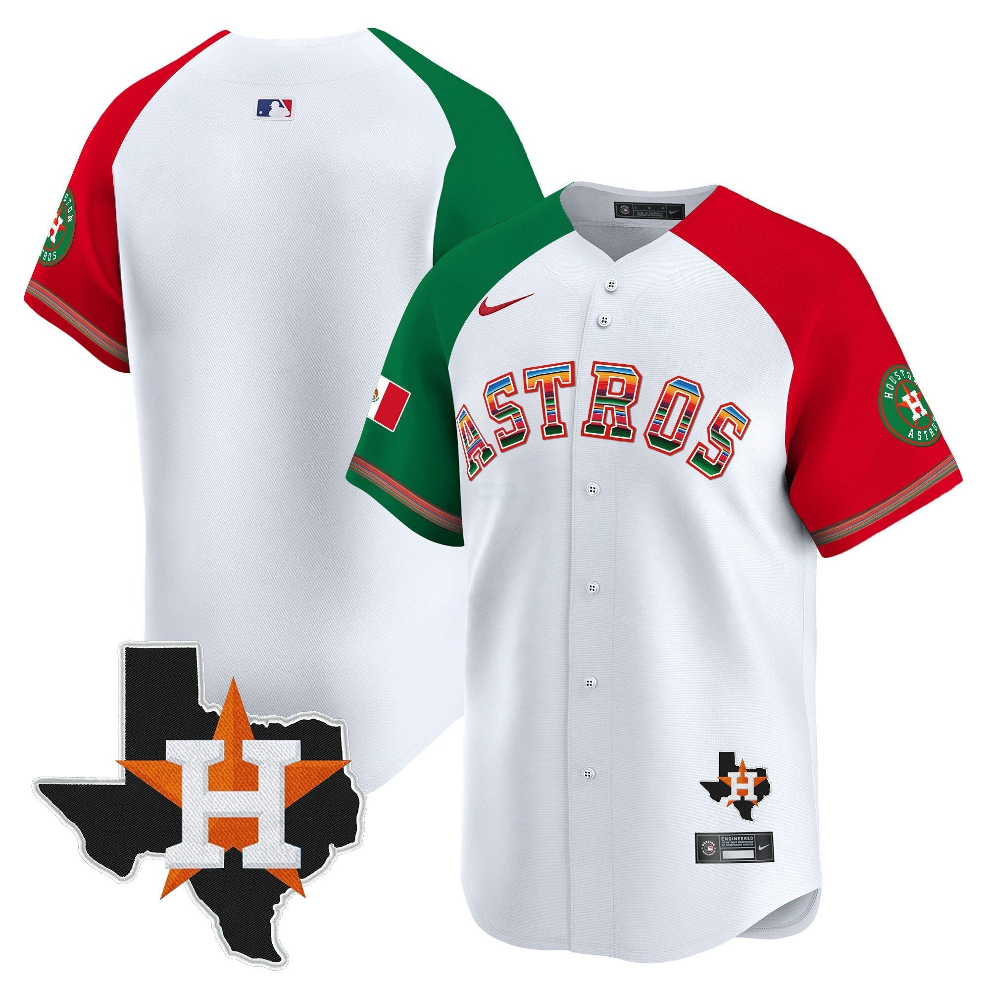 Camisa MLB Youth’s Mexico Texas Patch Vapor Premier Limited Jersey