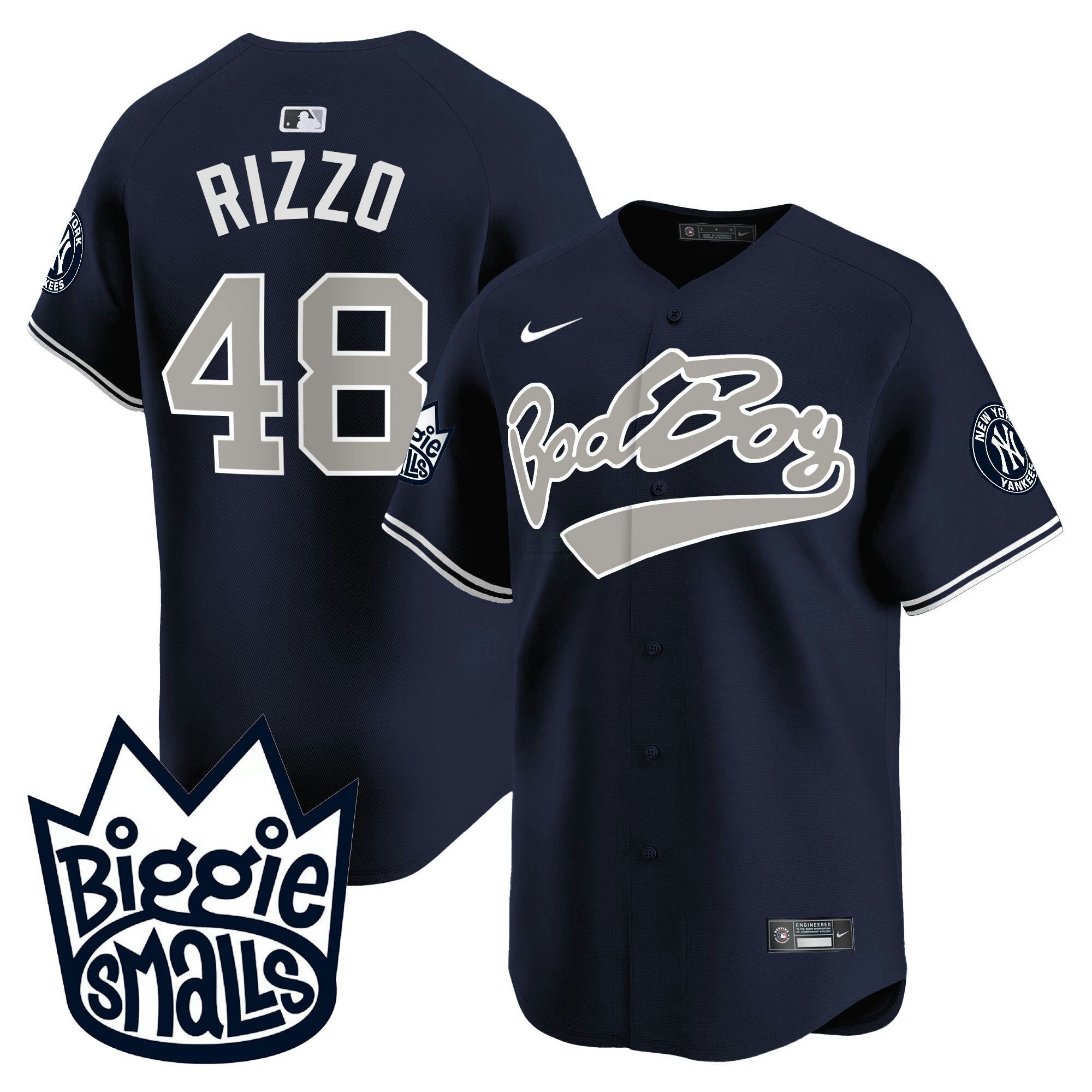 Camisa MLB Youth’s New York Biggie Smalls Vapor Premier Limited Jersey