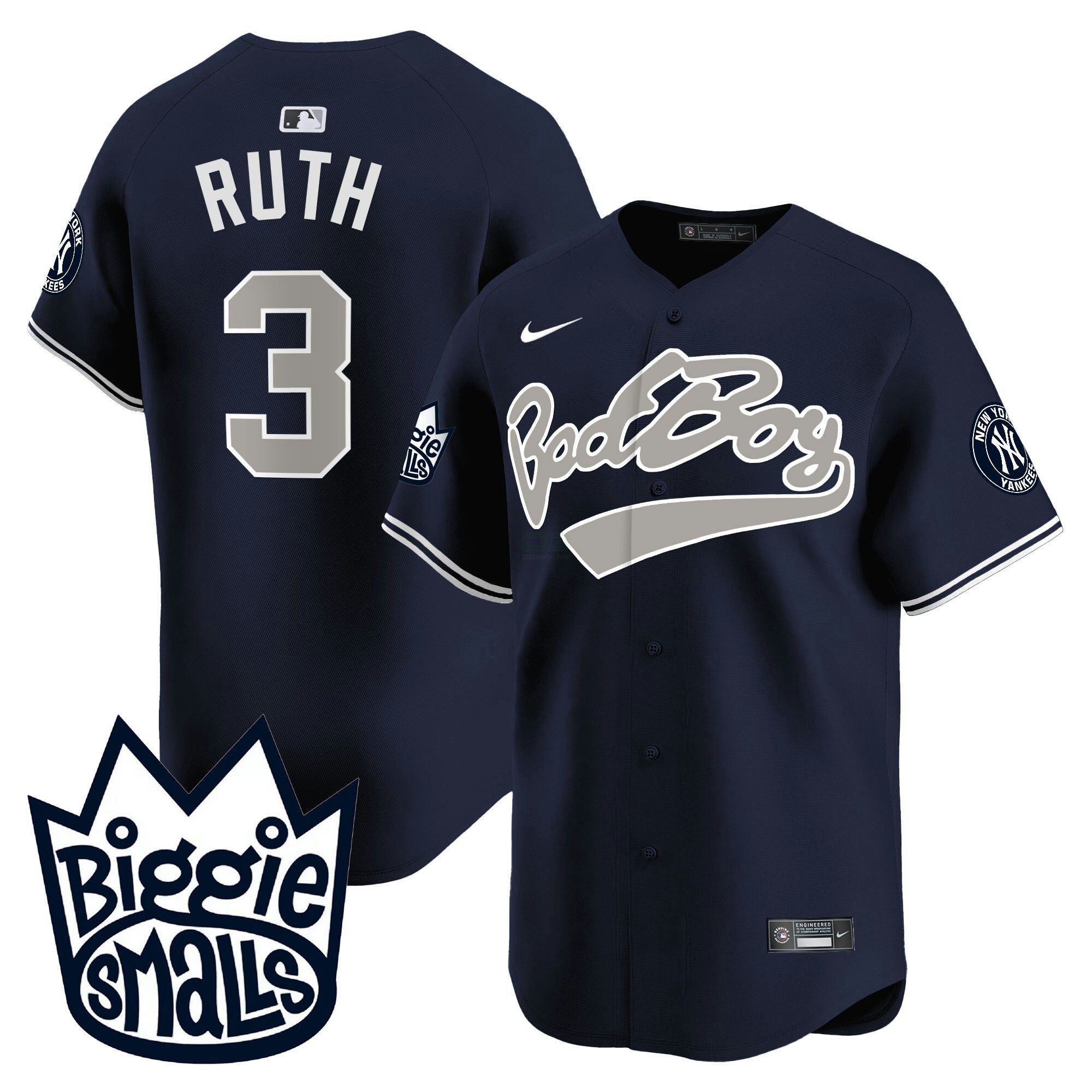 Camisa MLB Youth’s New York Biggie Smalls Vapor Premier Limited Jersey