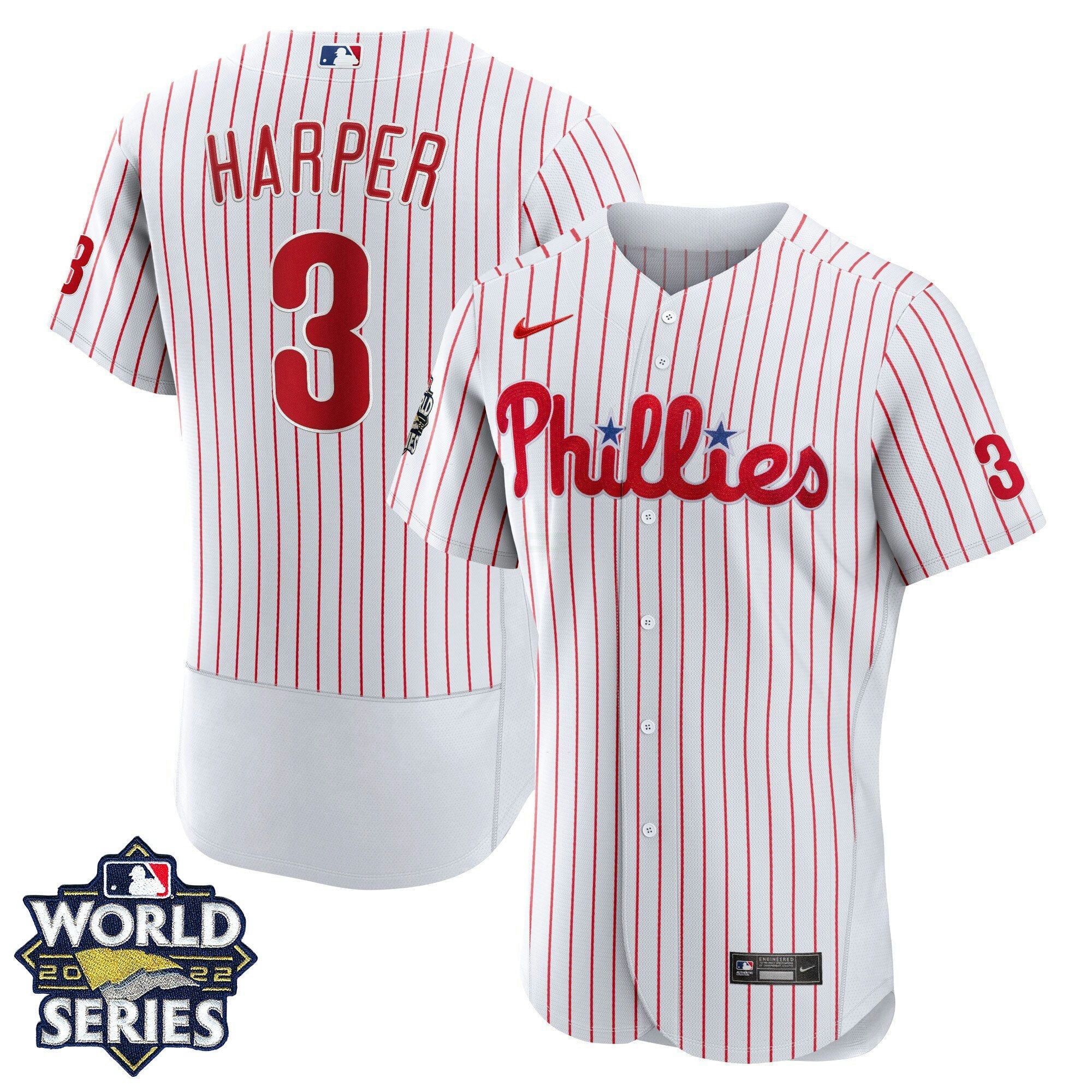 Camisa MLB Youth’s Philadelphia 2022 World Series Home Player Jersey