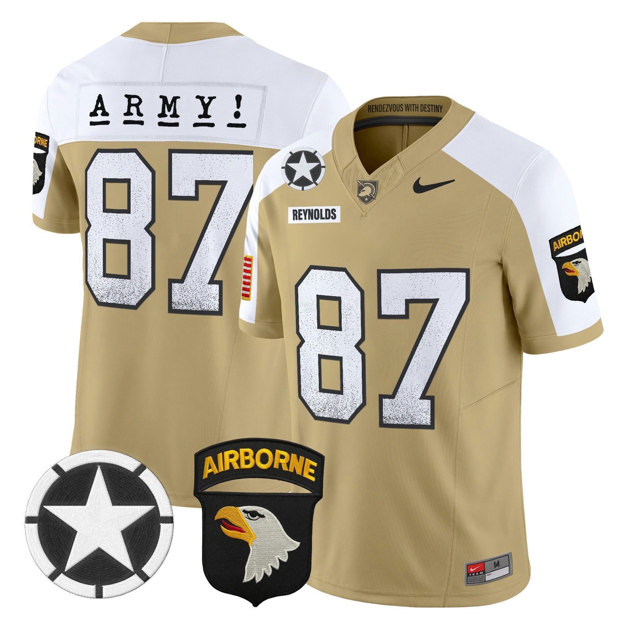 Camisa NCAA 101st Airborne Division Patch 2024 Vapor Limited Jersey