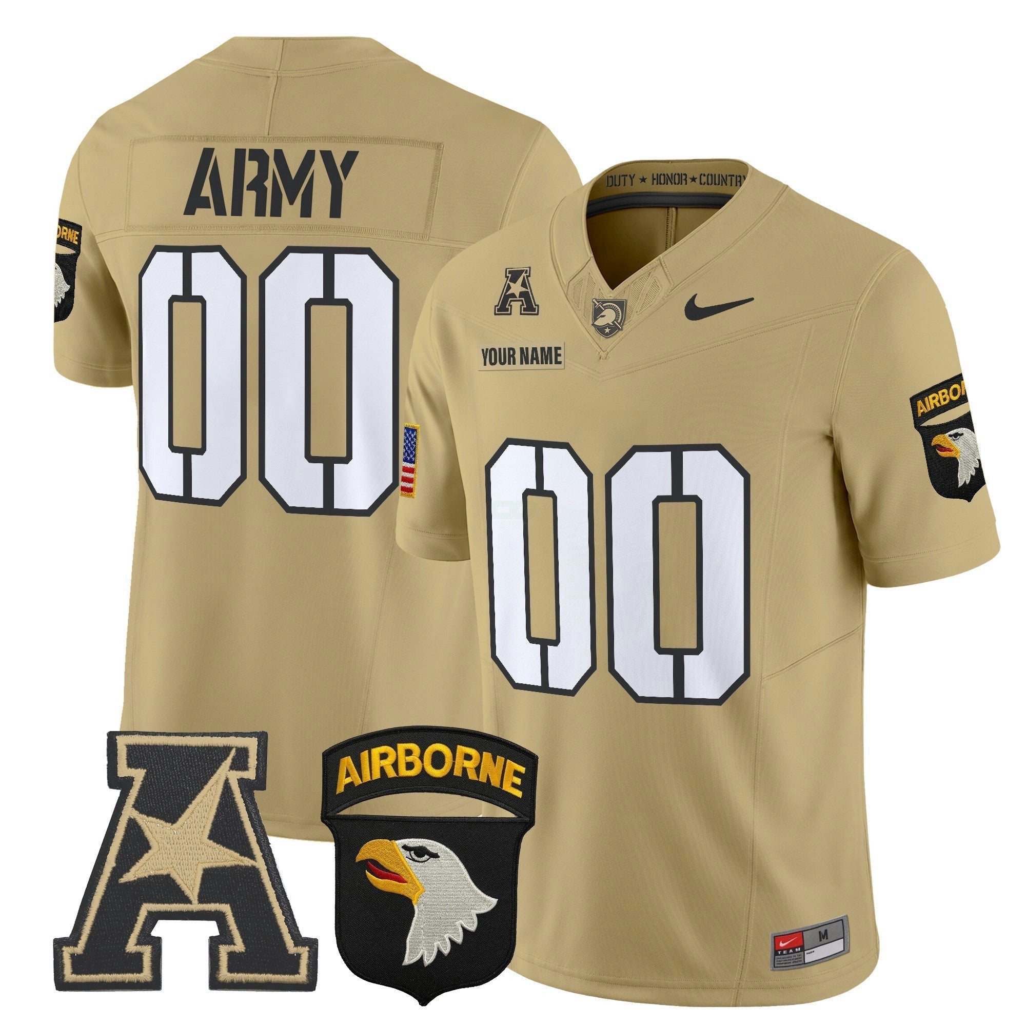 Camisa NCAA 101st Airborne Division Patch 2024 Vapor Limited Jersey V2