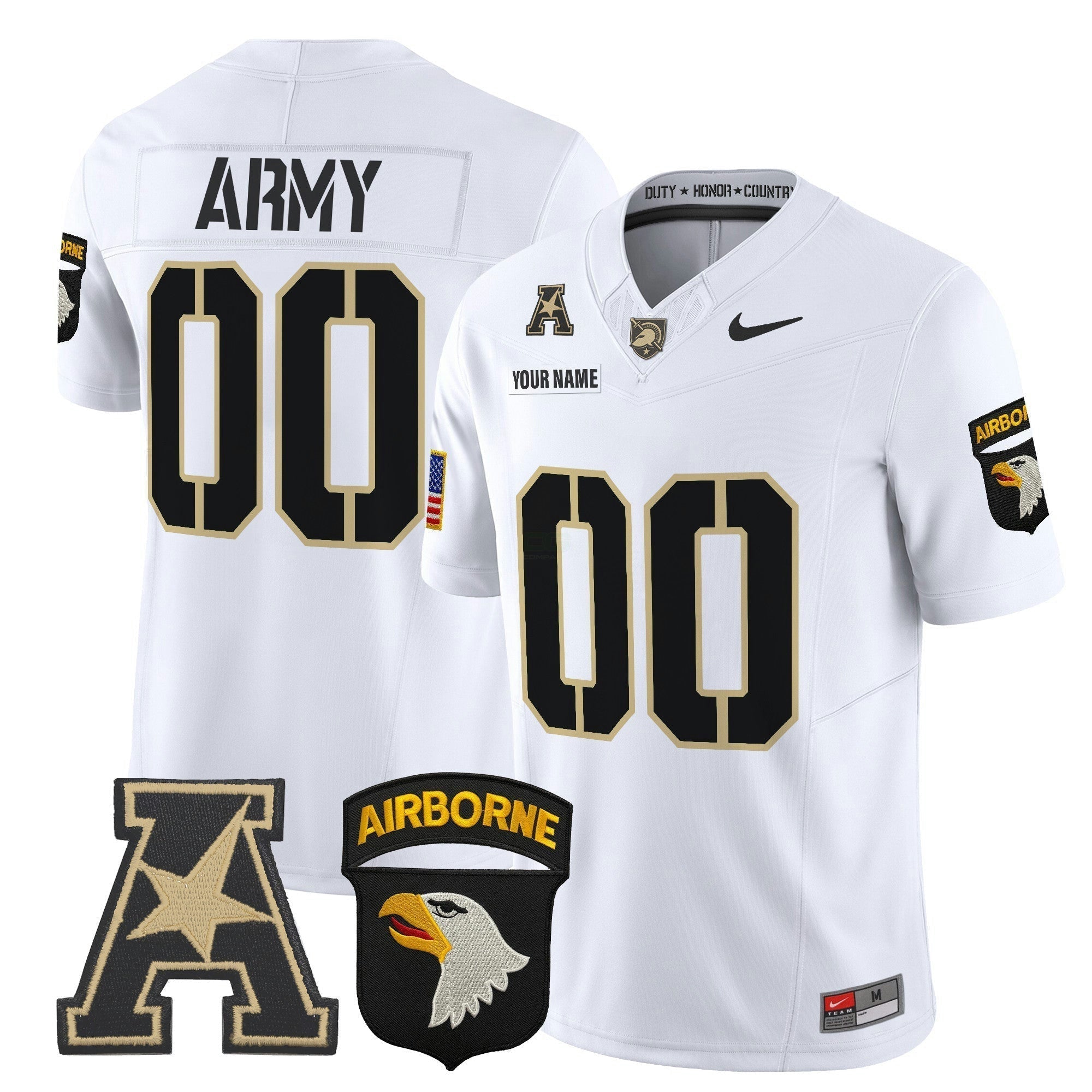 Camisa NCAA 101st Airborne Division Patch 2024 Vapor Limited Jersey V2