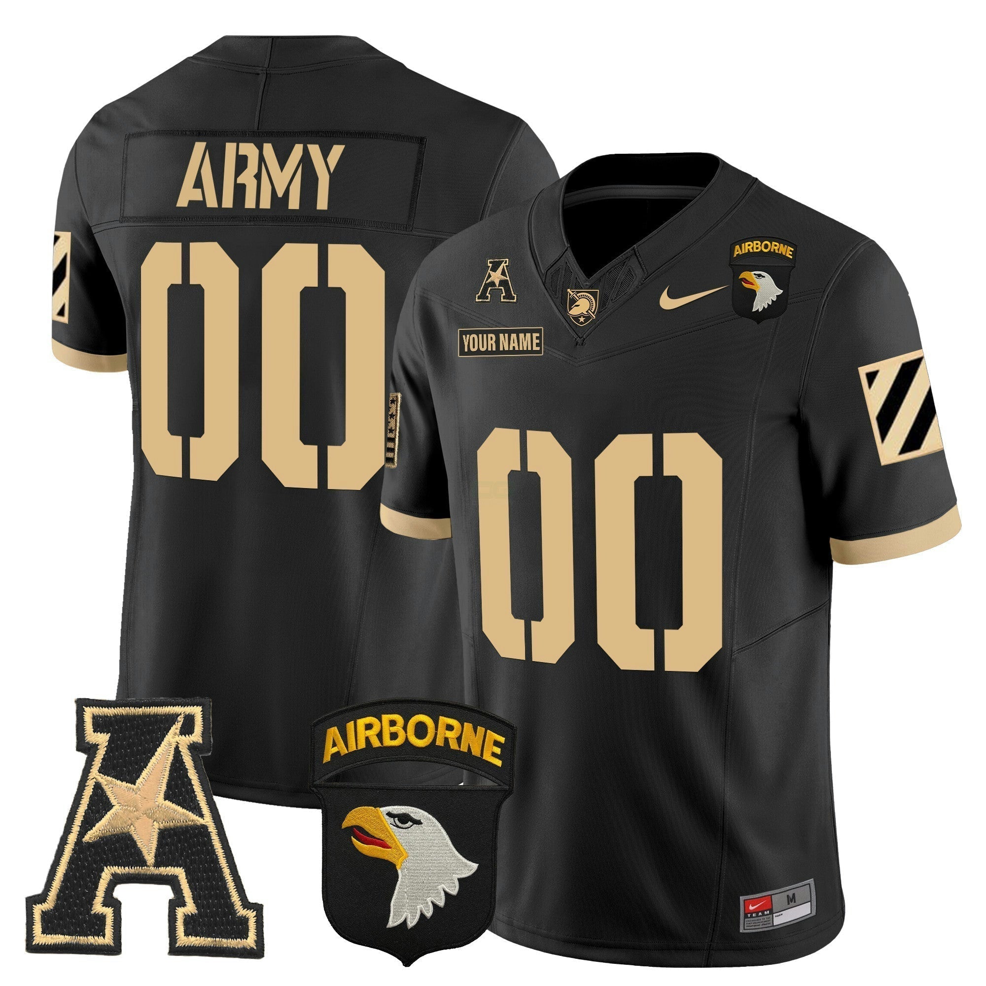 Camisa NCAA 101st Airborne Division Patch 2024 Vapor Limited Jersey V3