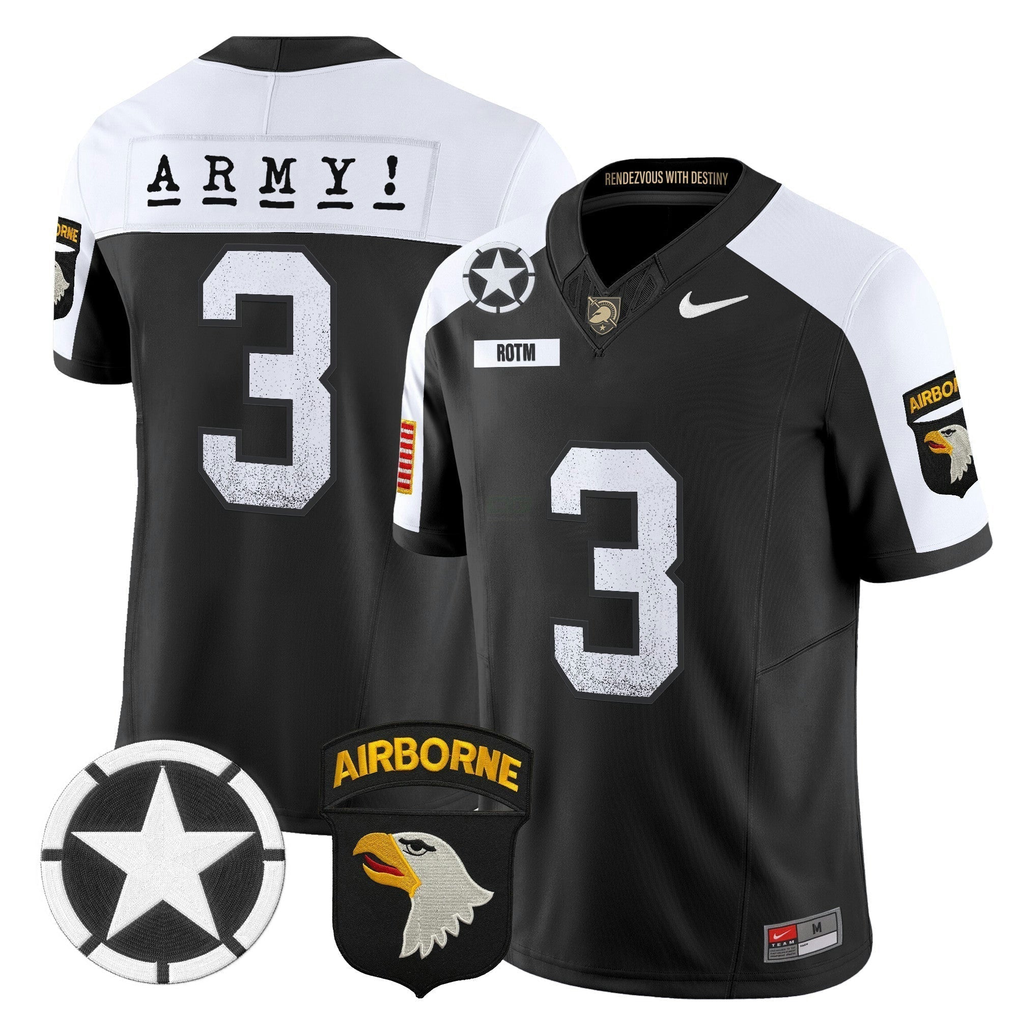Camisa NCAA 101st Airborne Division Patch 2024 Vapor Limited Jersey