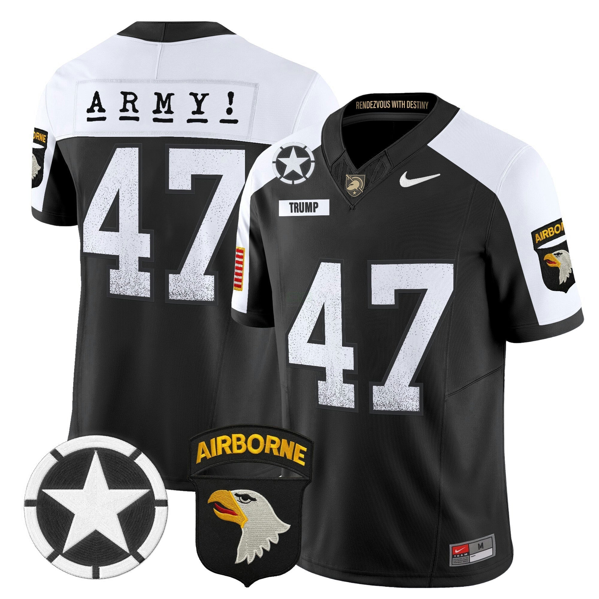Camisa NCAA 101st Airborne Division Patch 2024 Vapor Limited Jersey