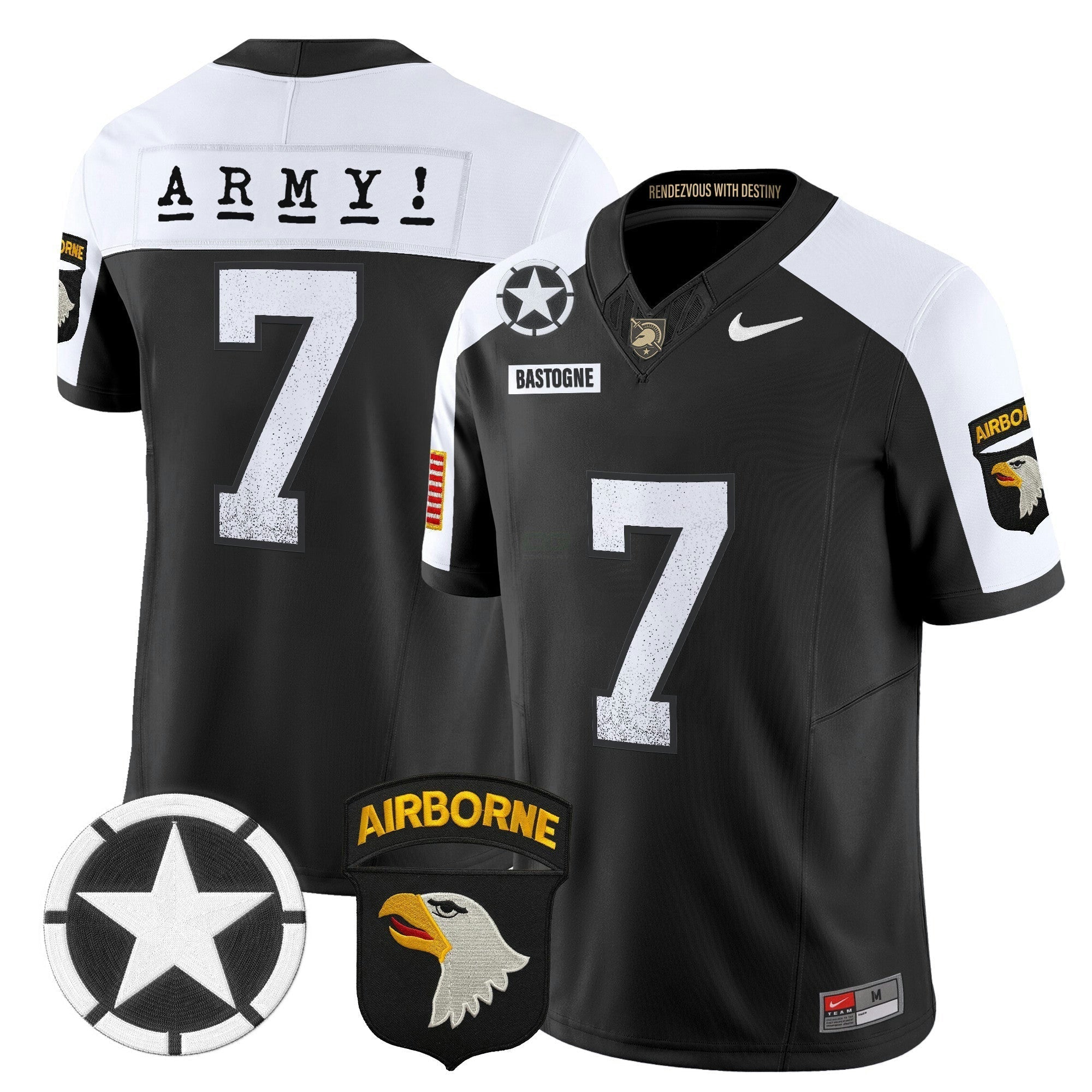 Camisa NCAA 101st Airborne Division Patch 2024 Vapor Limited Jersey