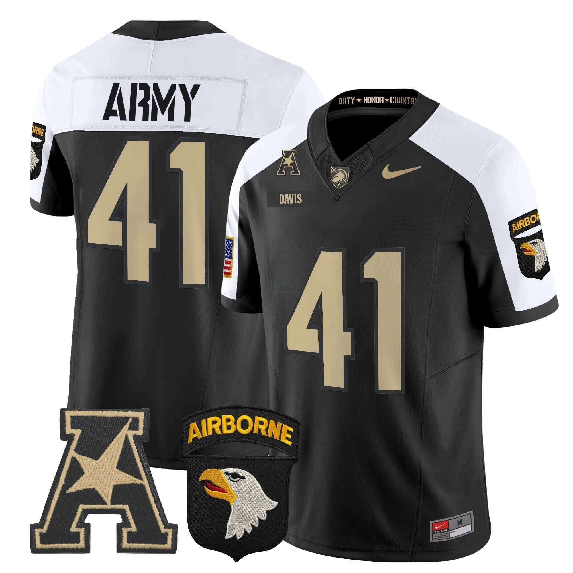 Camisa NCAA 101st Airborne Division Patch 2024 Vapor Limited Jersey V2