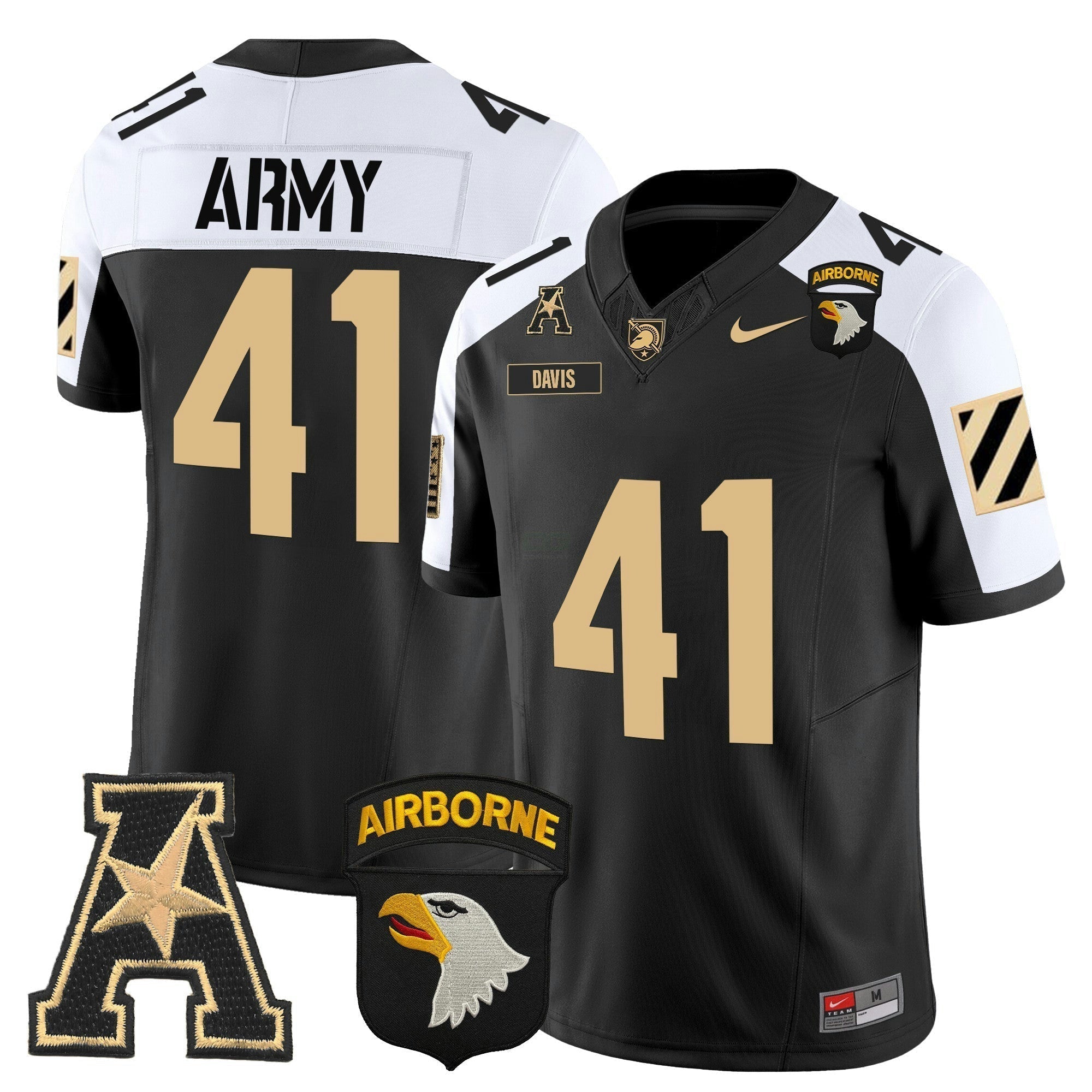 Camisa NCAA 101st Airborne Division Patch 2024 Vapor Limited Jersey V3