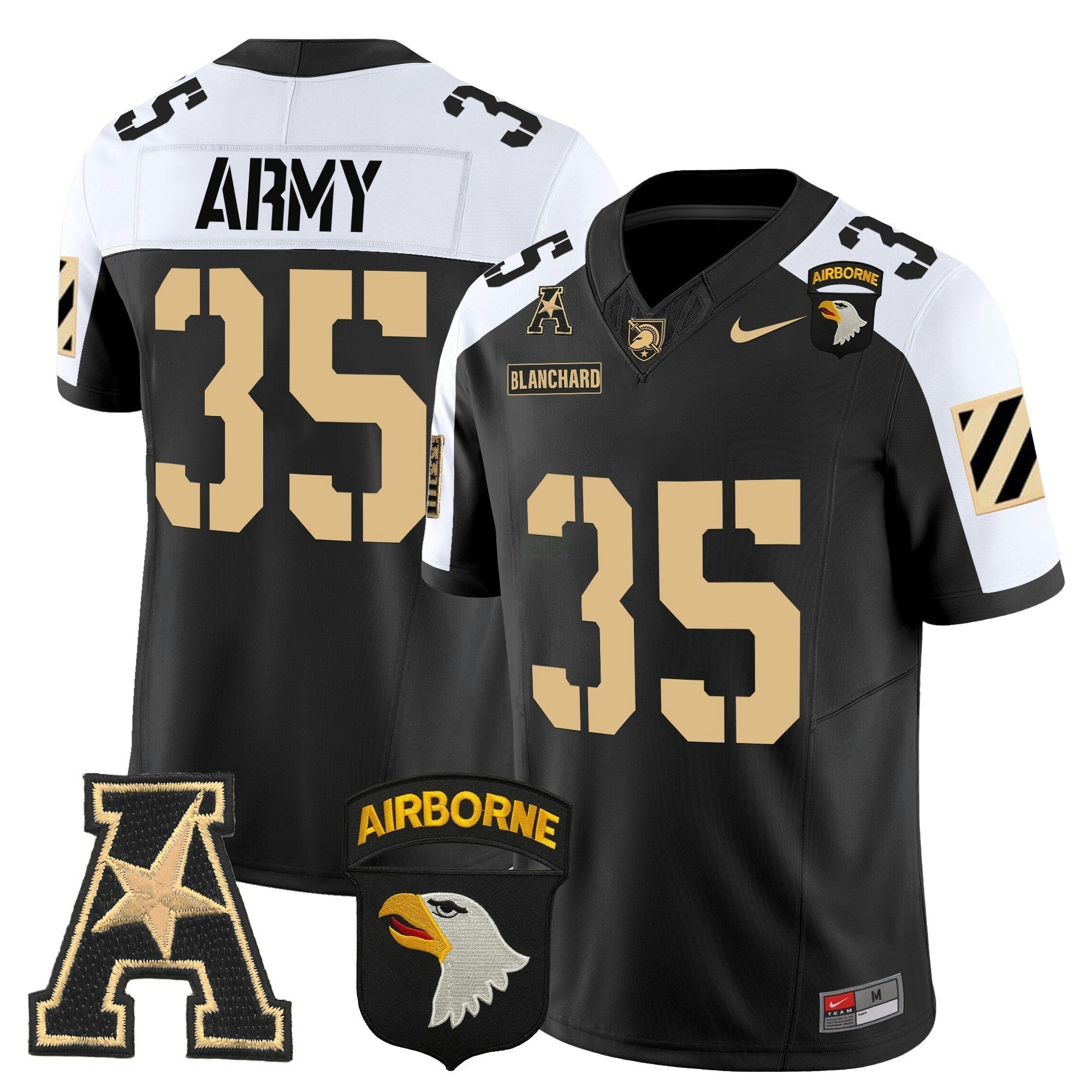 Camisa NCAA 101st Airborne Division Patch 2024 Vapor Limited Jersey V3