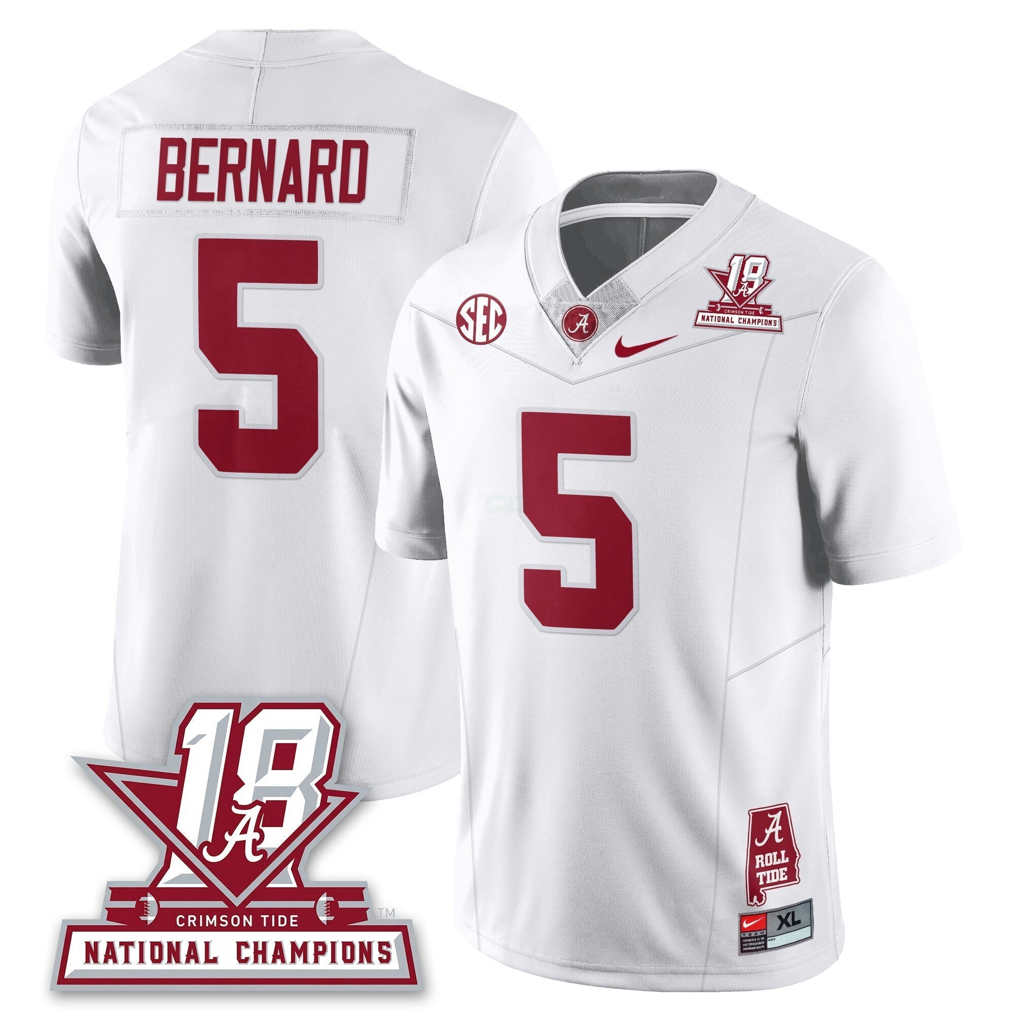 Camisa NCAA 18x-Time National Champions Vapor Limited Jersey