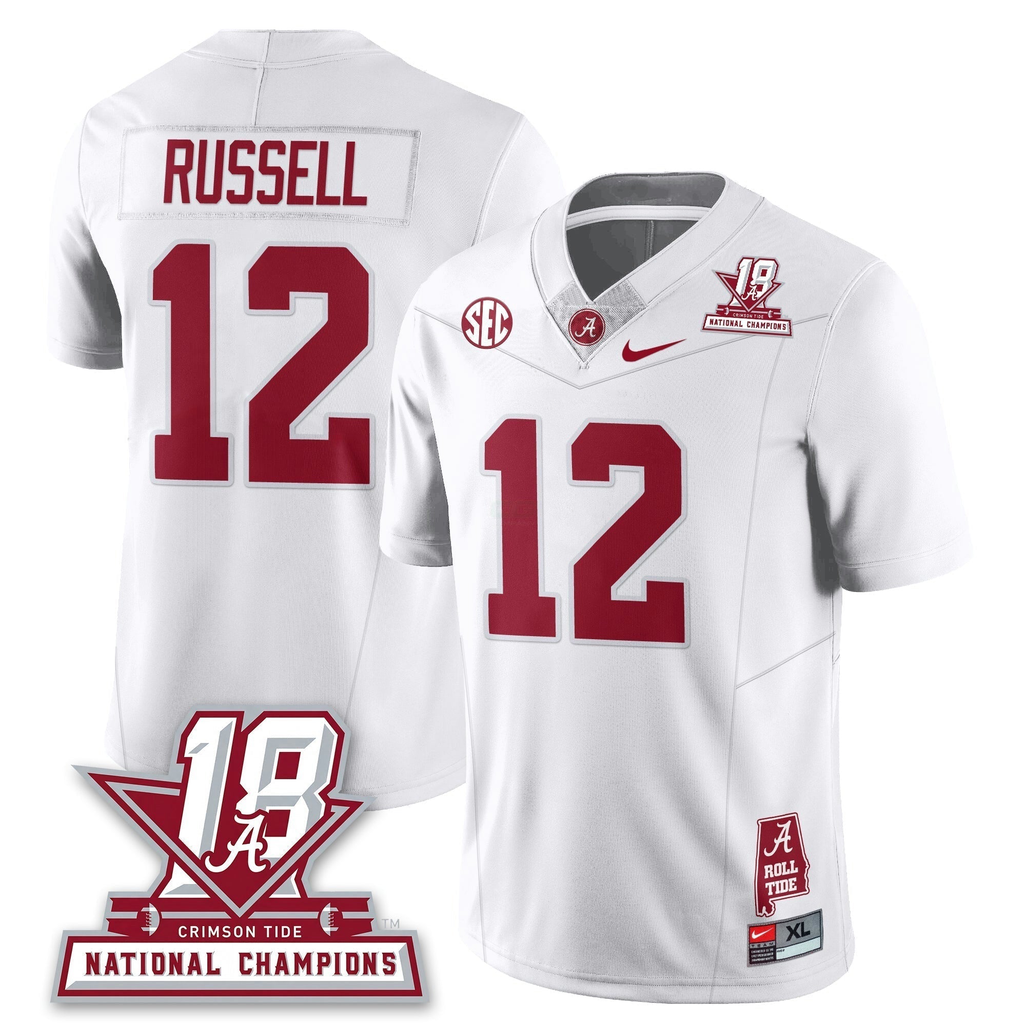 Camisa NCAA 18x-Time National Champions Vapor Limited Jersey
