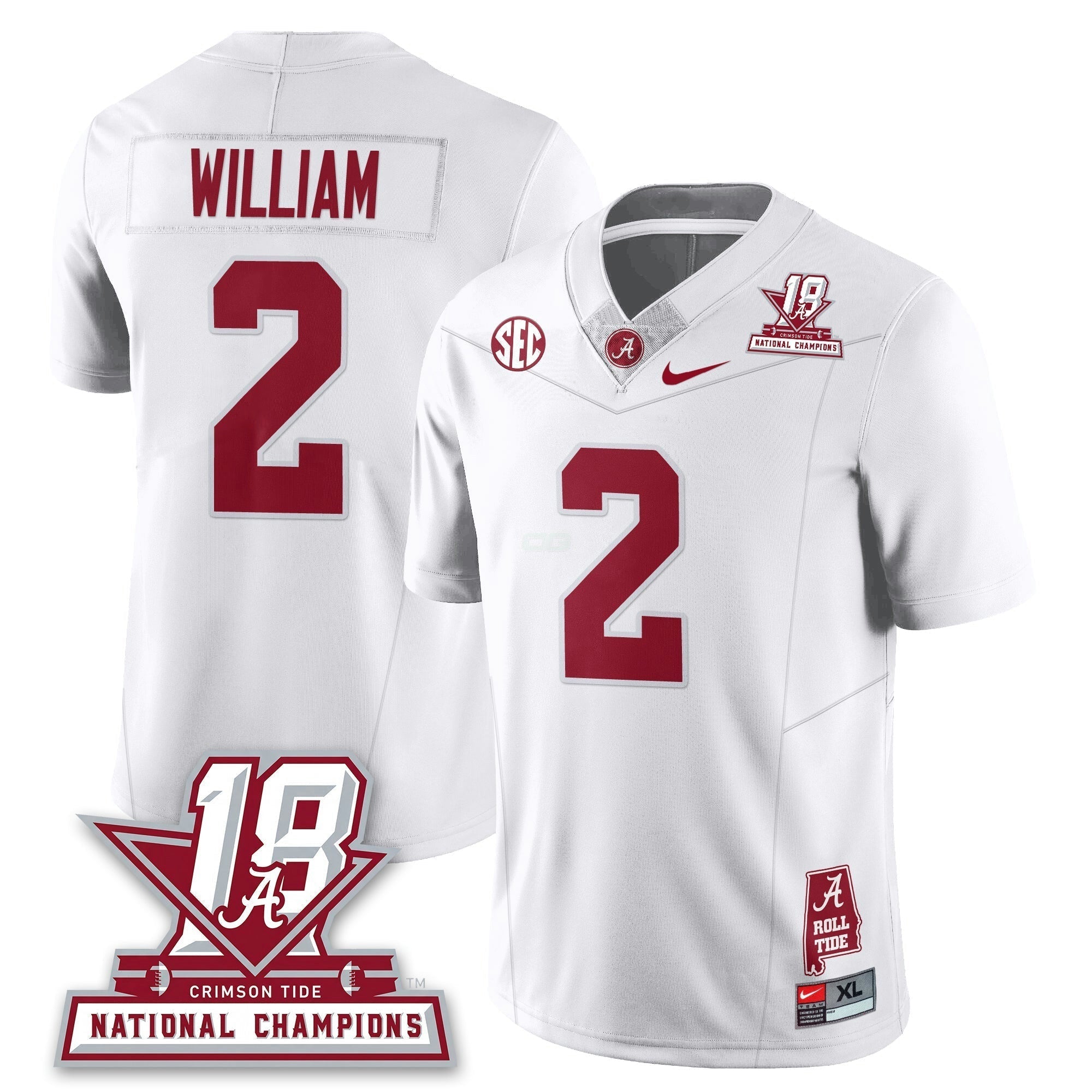 Camisa NCAA 18x-Time National Champions Vapor Limited Jersey