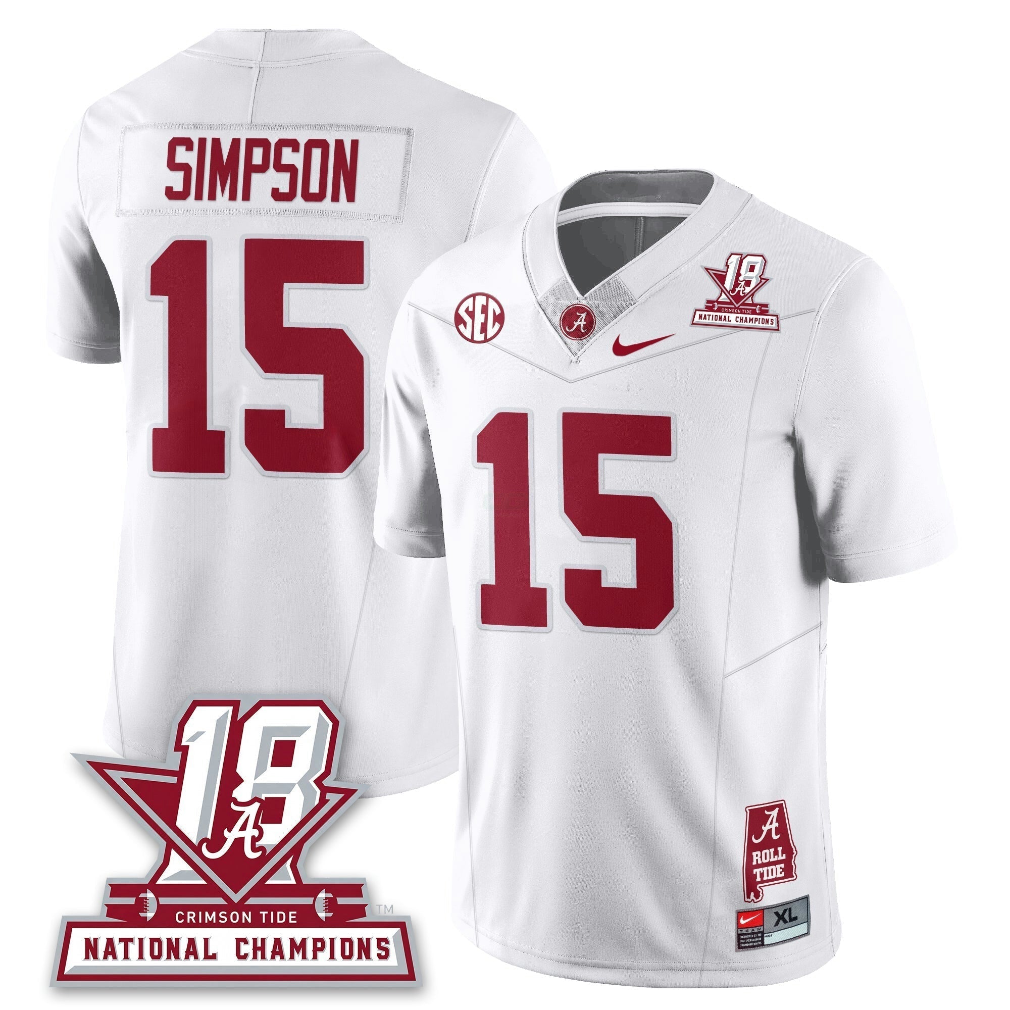 Camisa NCAA 18x-Time National Champions Vapor Limited Jersey