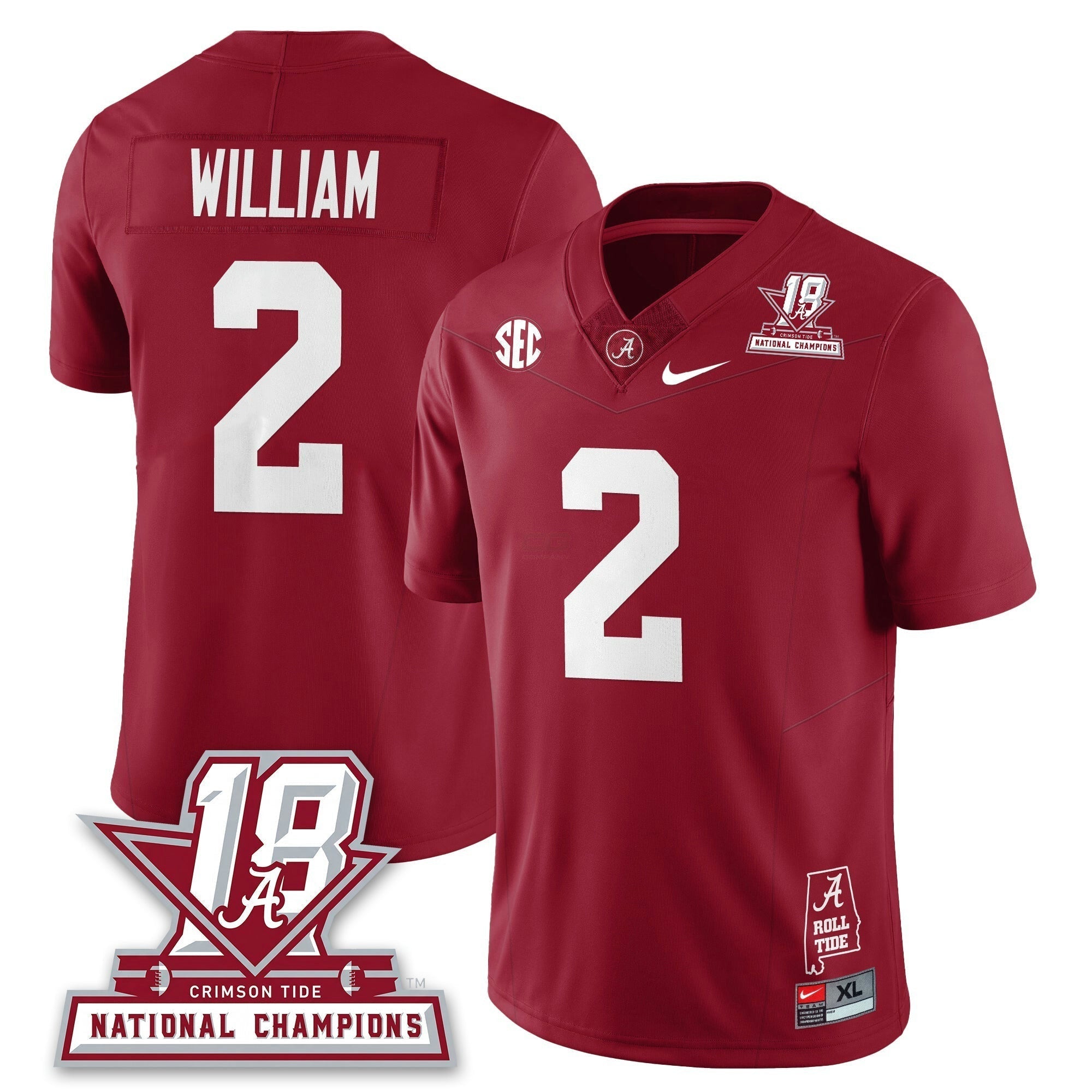 Camisa NCAA 18x-Time National Champions Vapor Limited Jersey