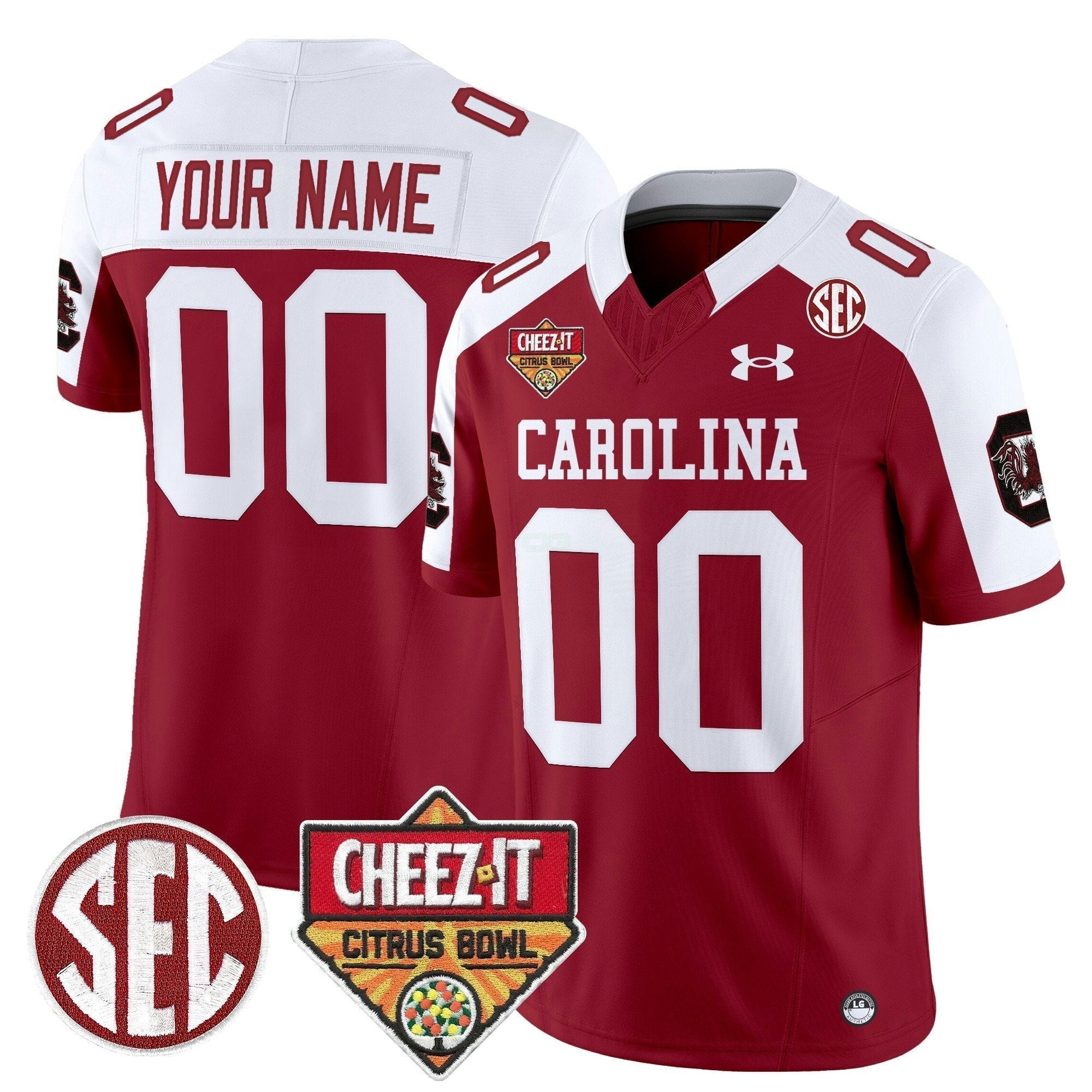 Camisa NCAA 1980 Throwback Cheez-It Citrus Bowl Patch Vapor Limited Jersey