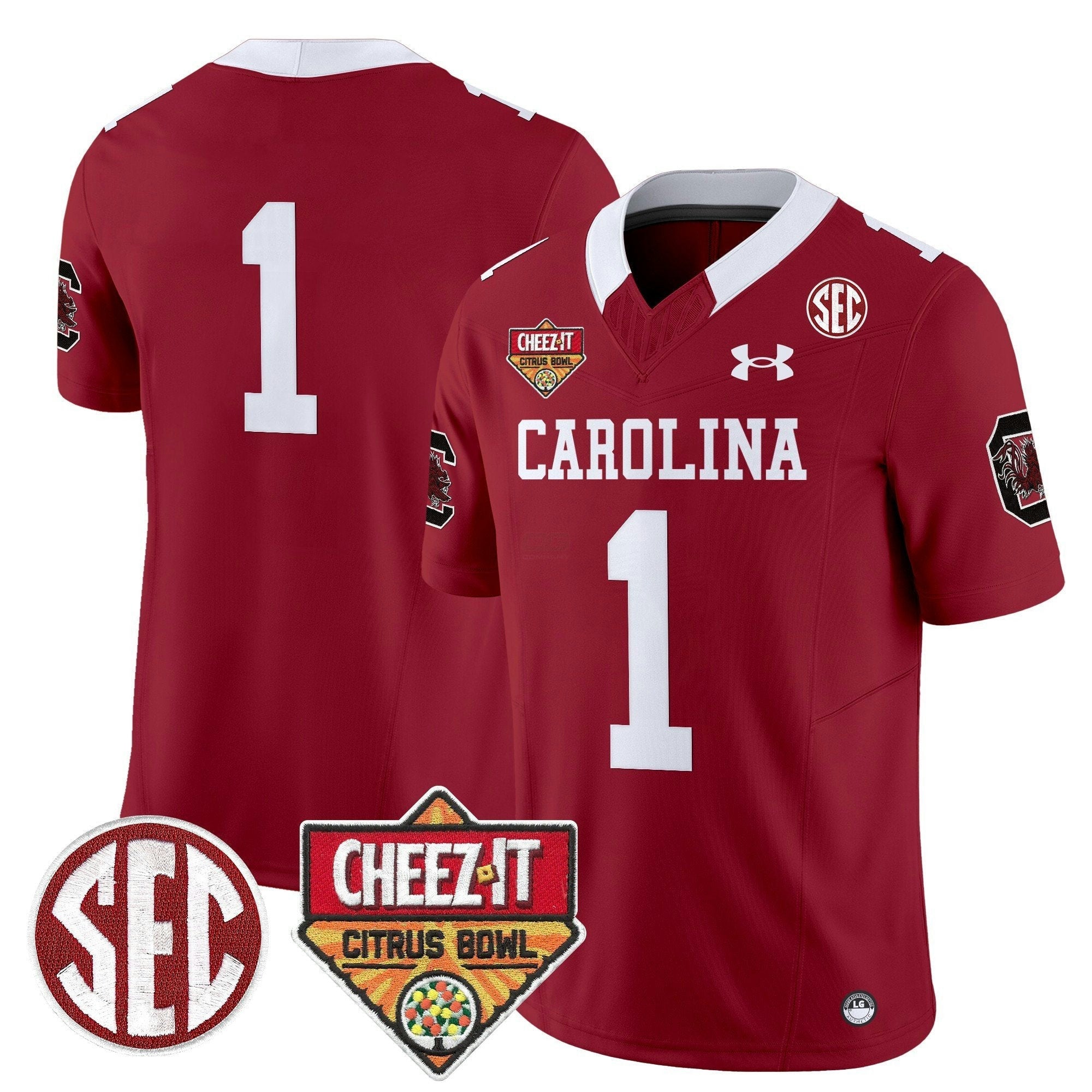 Camisa NCAA 1980 Throwback Cheez-It Citrus Bowl Patch Vapor Limited Jersey