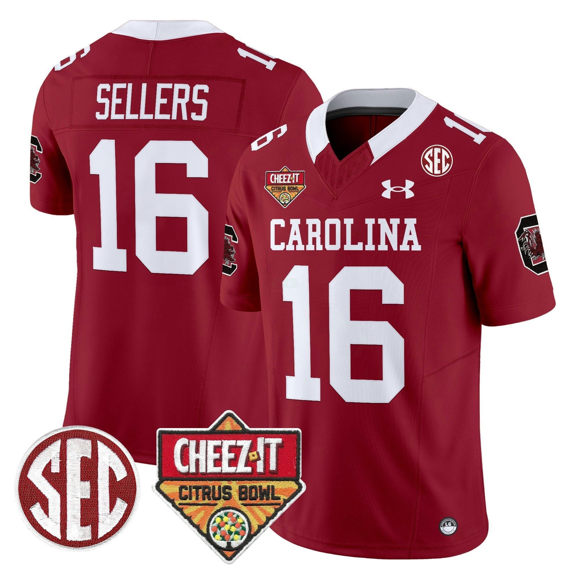 Camisa NCAA 1980 Throwback Cheez-It Citrus Bowl Patch Vapor Limited Jersey