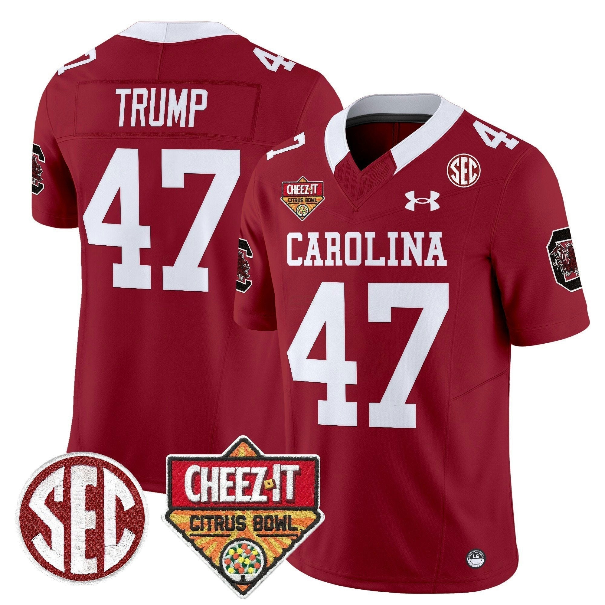 Camisa NCAA 1980 Throwback Cheez-It Citrus Bowl Patch Vapor Limited Jersey