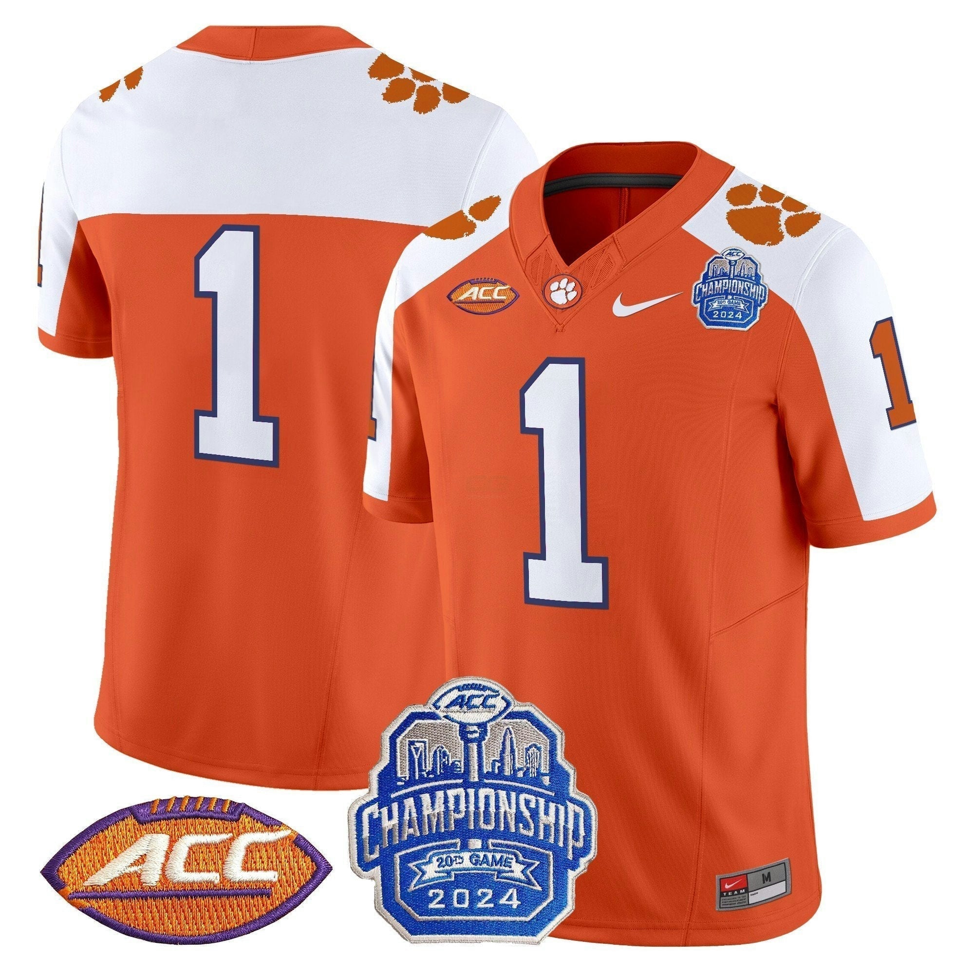 Camisa NCAA 2024 ACC Championship Patch Vapor Limited Jersey