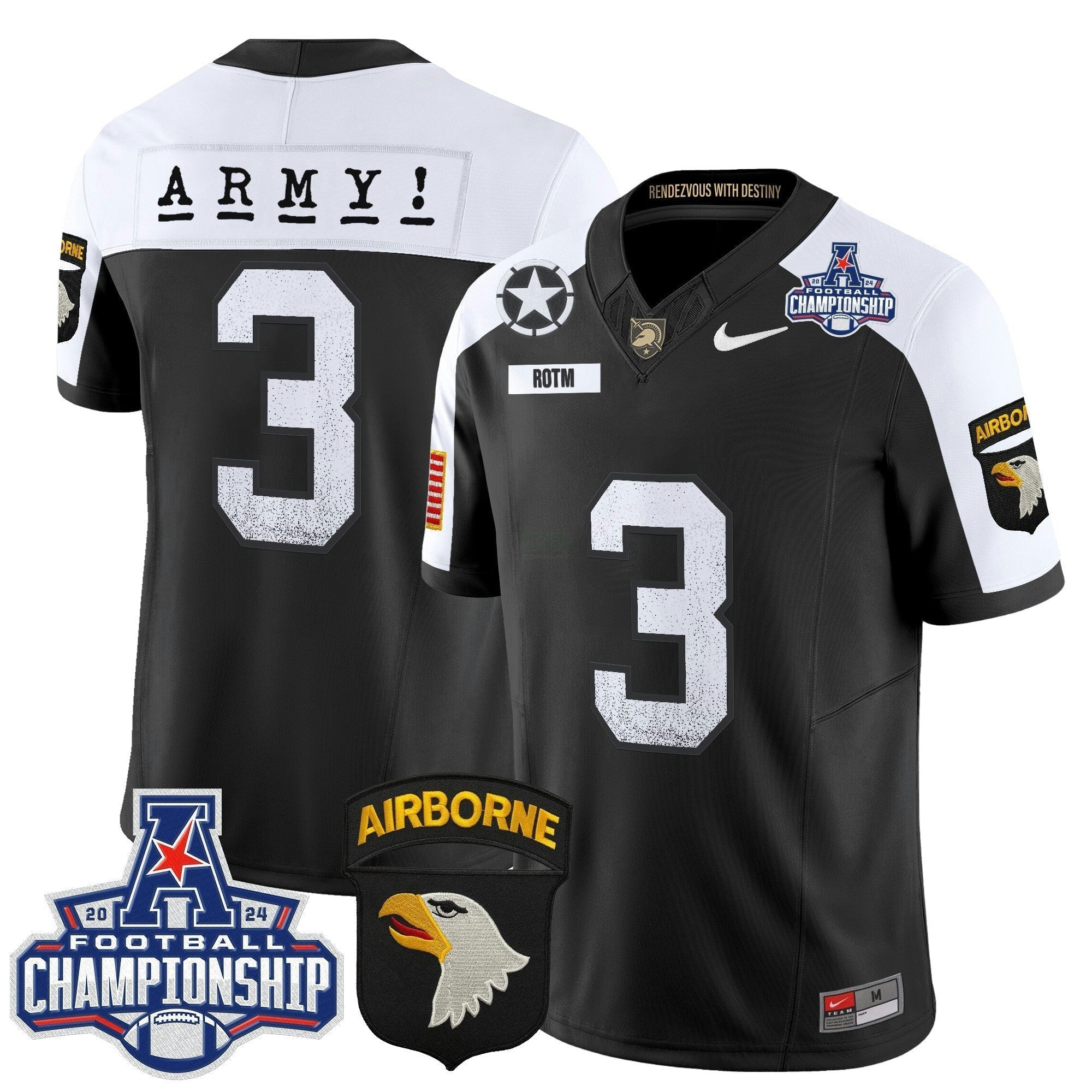 Camisa NCAA 2024 American Athletic Conference Championship Patch Vapor Limited Jersey