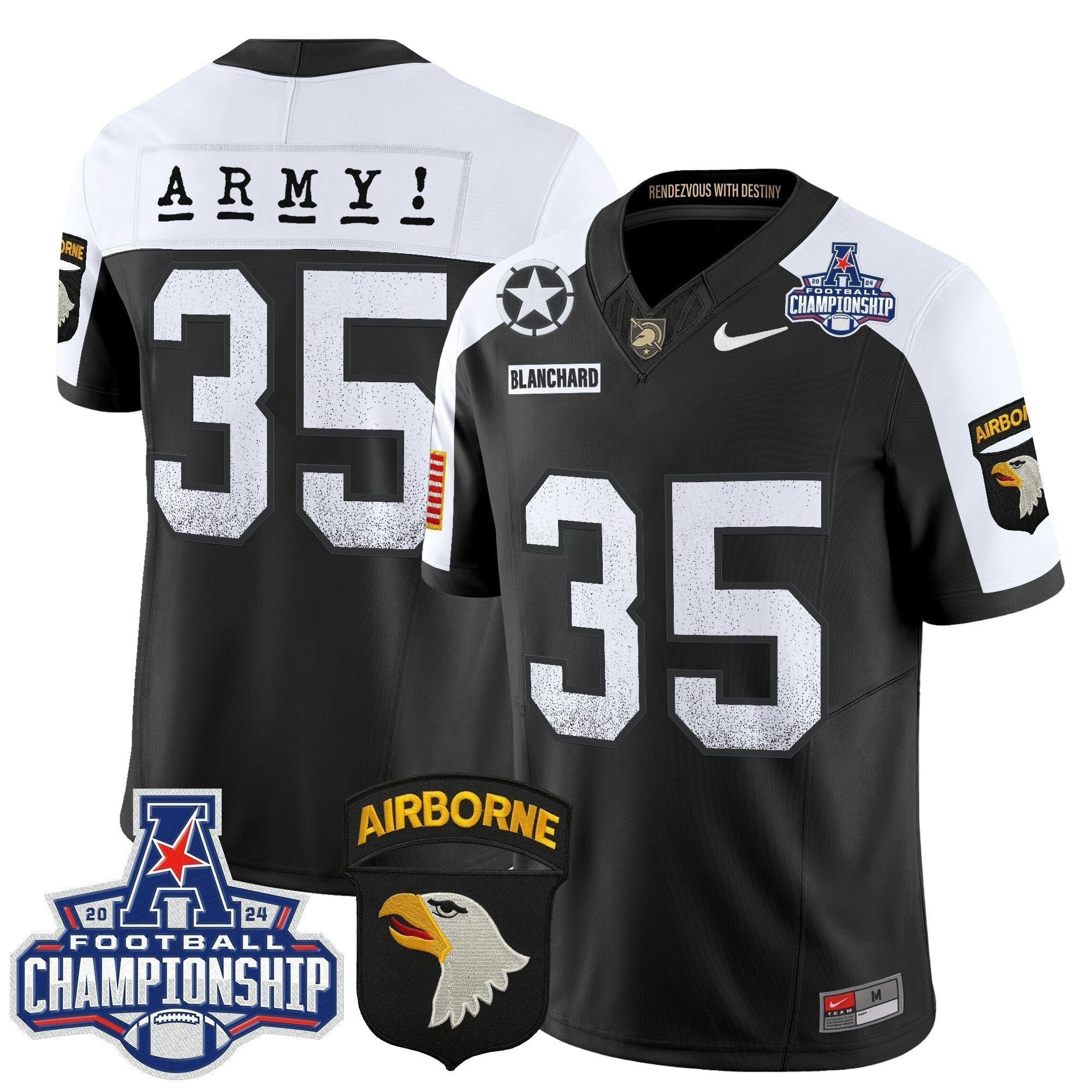 Camisa NCAA 2024 American Athletic Conference Championship Patch Vapor Limited Jersey