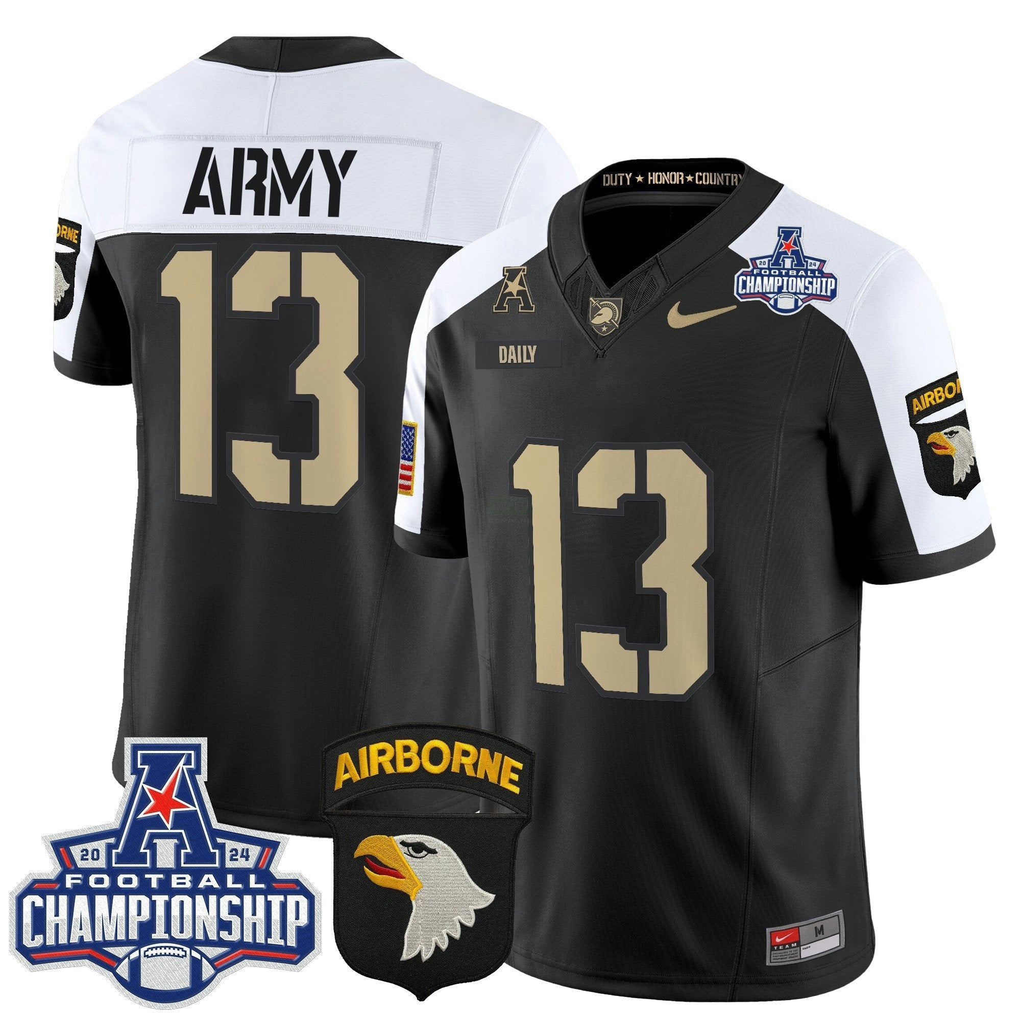 Camisa NCAA 2024 American Athletic Conference Championship Patch Vapor Limited Jersey V2